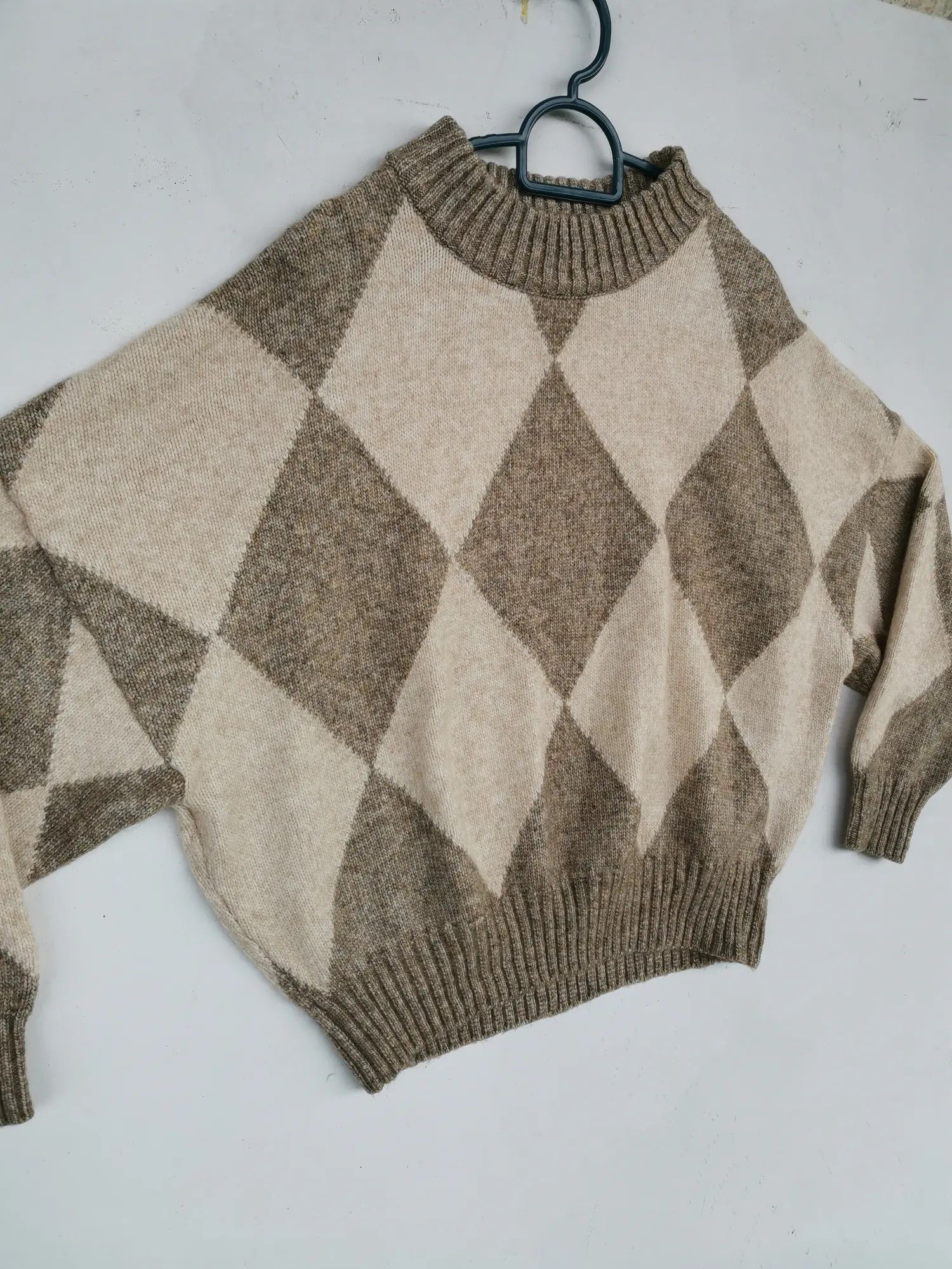 Aran Isles Knitwear × H&M × Pringle Of Scotland Pringle of Scotland x H&M Checkered Knitwear Size US M / EU 48-50 / 2 - 8 Thumbnail