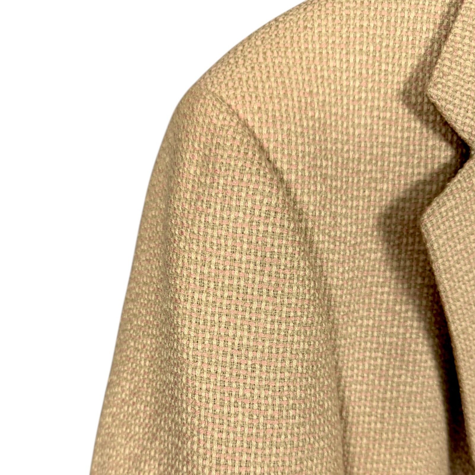 Polo Ralph Lauren Vintage 90s Polo University Club Mens 40R Wool Tweed Blazer Size 40R - 3 Thumbnail