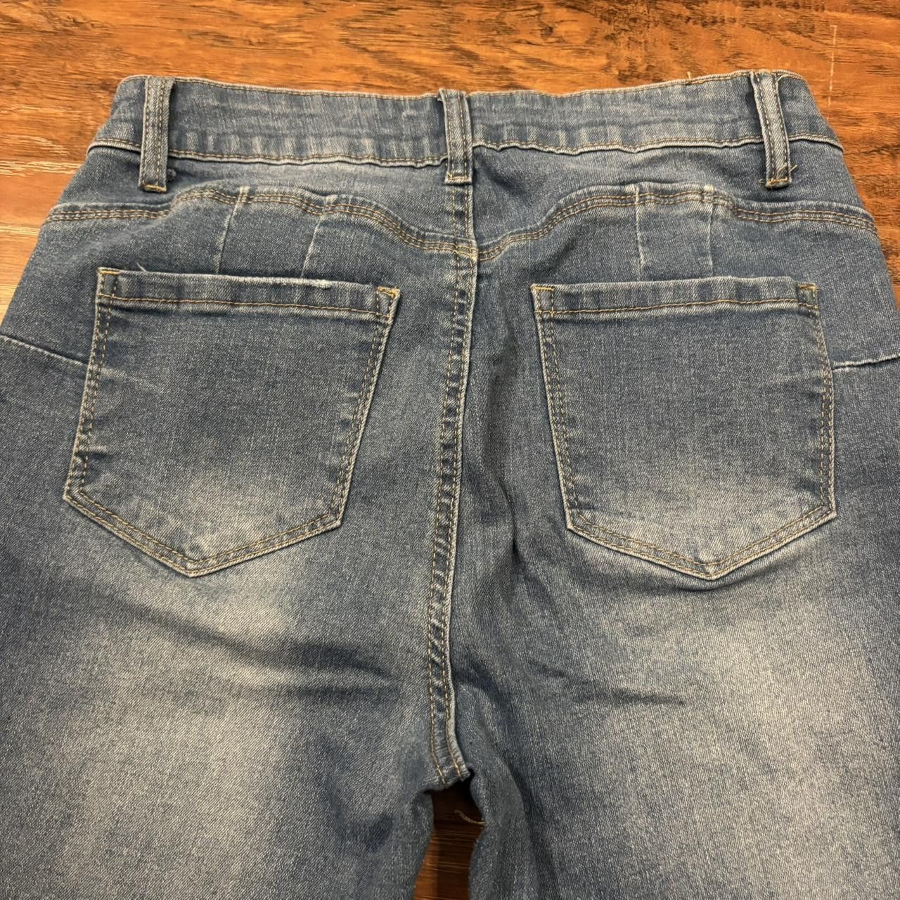 Vintage Crazy Vintage Y2K/2000s Baggy Flared Streetwear Medium Wash Denim Jeans! Size US 30 / EU 46 - 5 Thumbnail