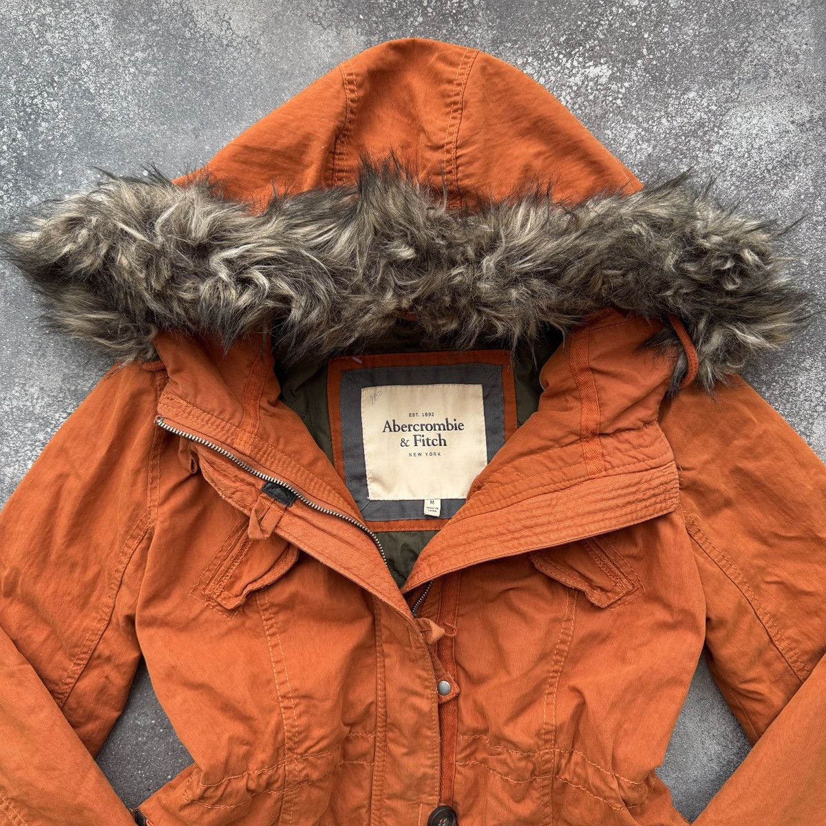 Abercrombie & Fitch Abercrombie & Fitch Vintage Y2K Rare Faux Fur Jacket Size M / US 6-8 / IT 42-44 - 3 Thumbnail