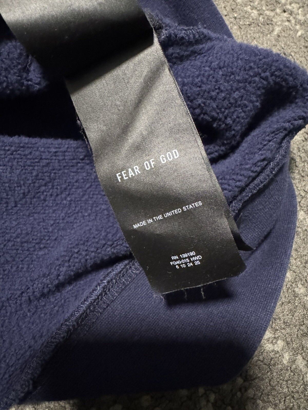 Fear of God Fear of God 6th Collection Everyday Henley Hoodie Sample Size US S / EU 44-46 / 1 - 8 Thumbnail