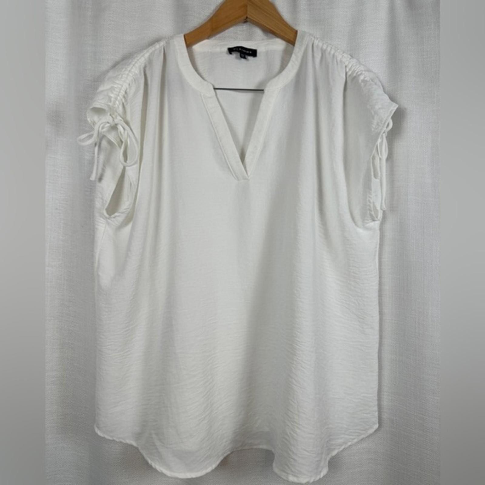 Other PLEIONE Women’s Flowy Angel White XL Top Church Baby Shower Size XL / US 12-14 / IT 48-50 - 1 Thumbnail