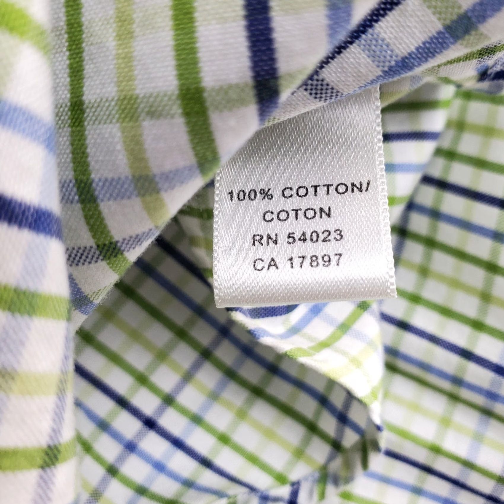 Banana Republic Banana Republic Dress Shirt Mens XL Multi Plaid Long Sleeve Collared Button Up Size 46R - 7 Thumbnail