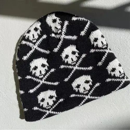 Japanese Brand SKELETON BEANIE Size ONE SIZE - 1 Thumbnail