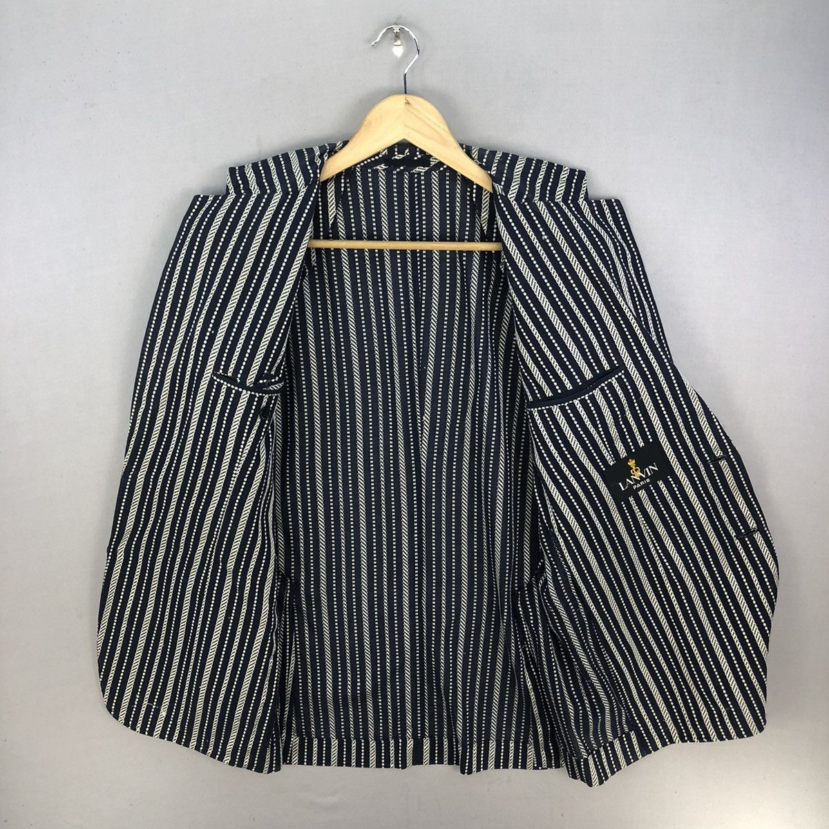 Lanvin Vintage Luxury 2000s Lanvin See through Blazer Jacket Size US S / EU 44-46 / 1 - 4 Thumbnail