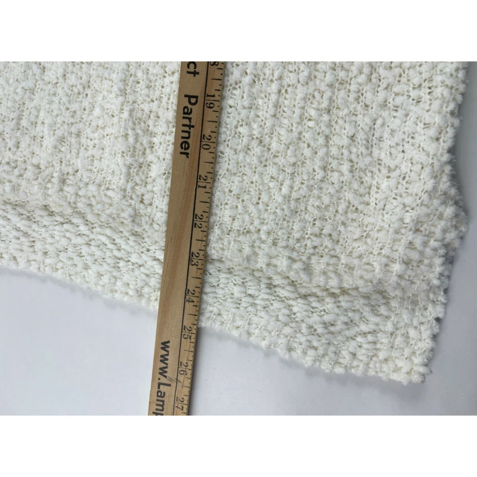 Vintage Bobeau Sweater Women's XL Cream Fuzzy Loose Knit Cowl Neck Pullover NWT Size XL / US 12-14 / IT 48-50 - 5 Thumbnail