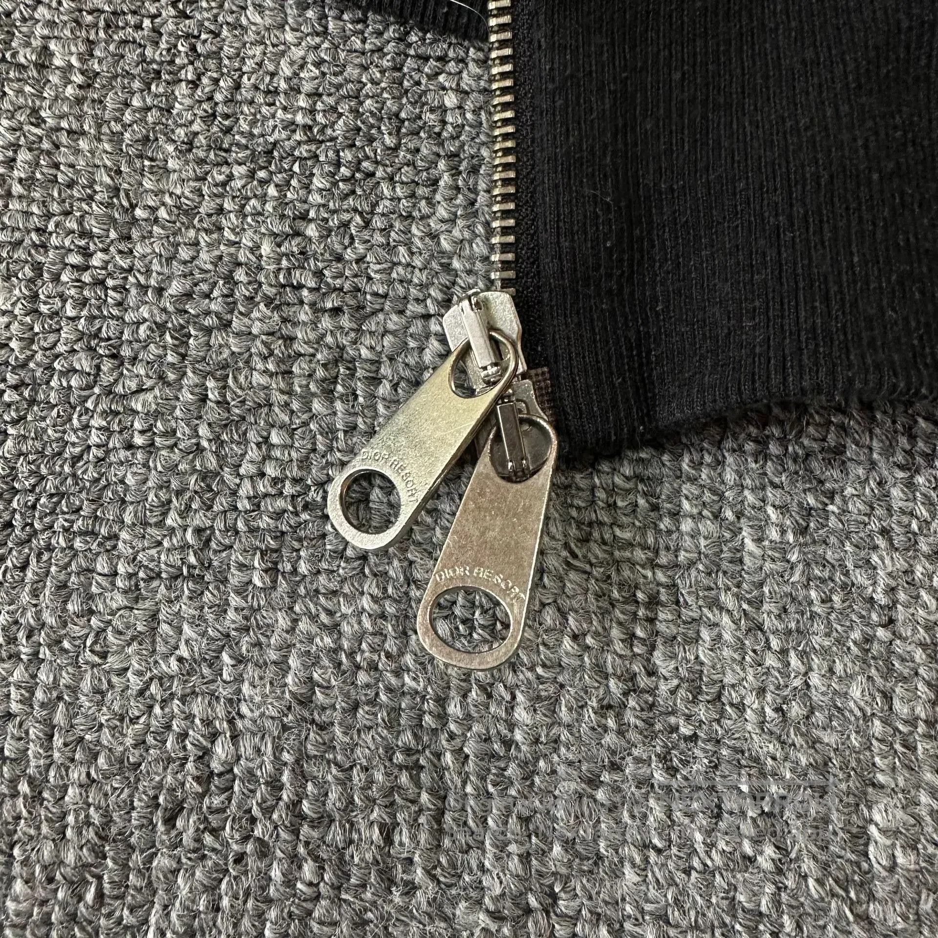 Dior Dior Black Wool Zip Hooded Jacket. Size US M / EU 48-50 / 2 - 5 Thumbnail