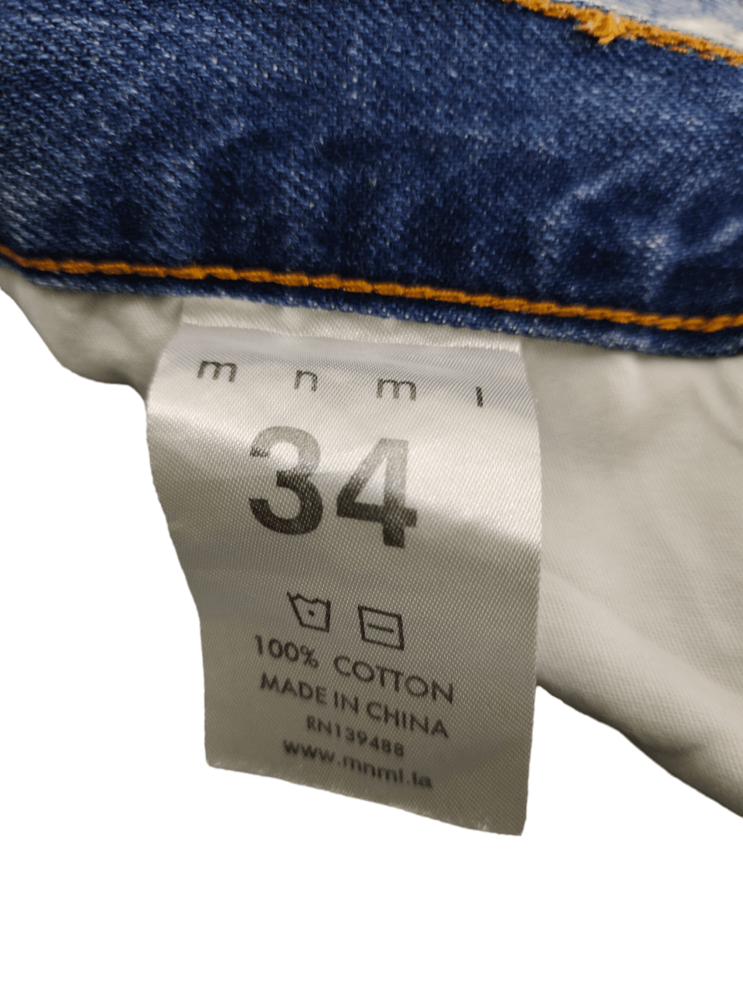 MNML Mnml Bleach Destroy Denim Jeans Skinny Streetwear Size US 34 / EU 50 - 10 Thumbnail