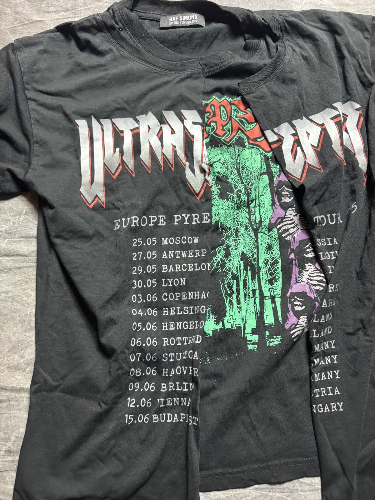 Raf Simons Raf Simons UItrascept Double Tshirt SS22 Size US M / EU 48-50 / 2 - 3 Thumbnail