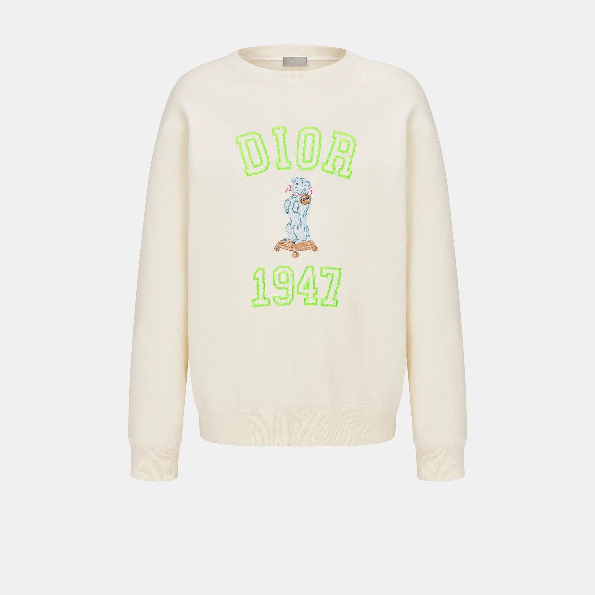 Dior o1bcso1str0226 Relaxed-Fit Bobby Sweatshirt in White Size US L / EU 52-54 / 3 - 1 Thumbnail