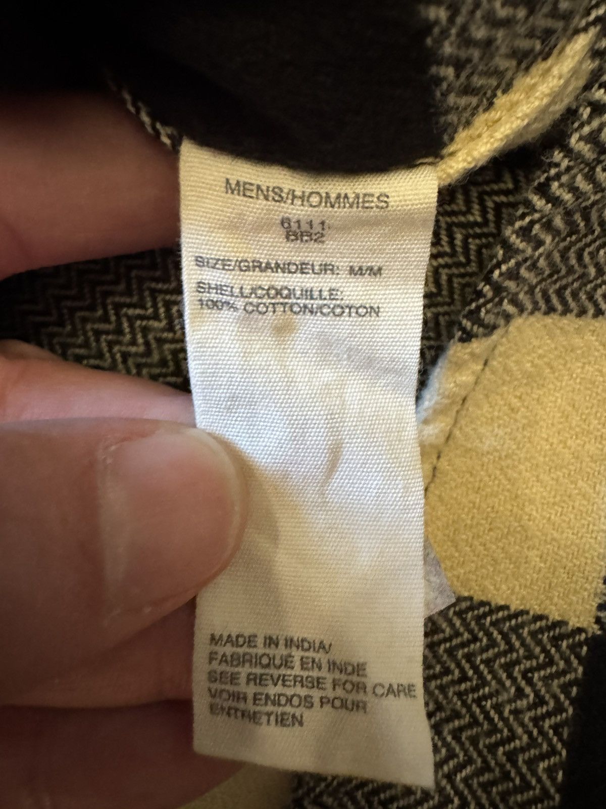Woolrich Woolen Mills Woolrich Black & Cream Flannel Size US M / EU 48-50 / 2 - 8 Thumbnail