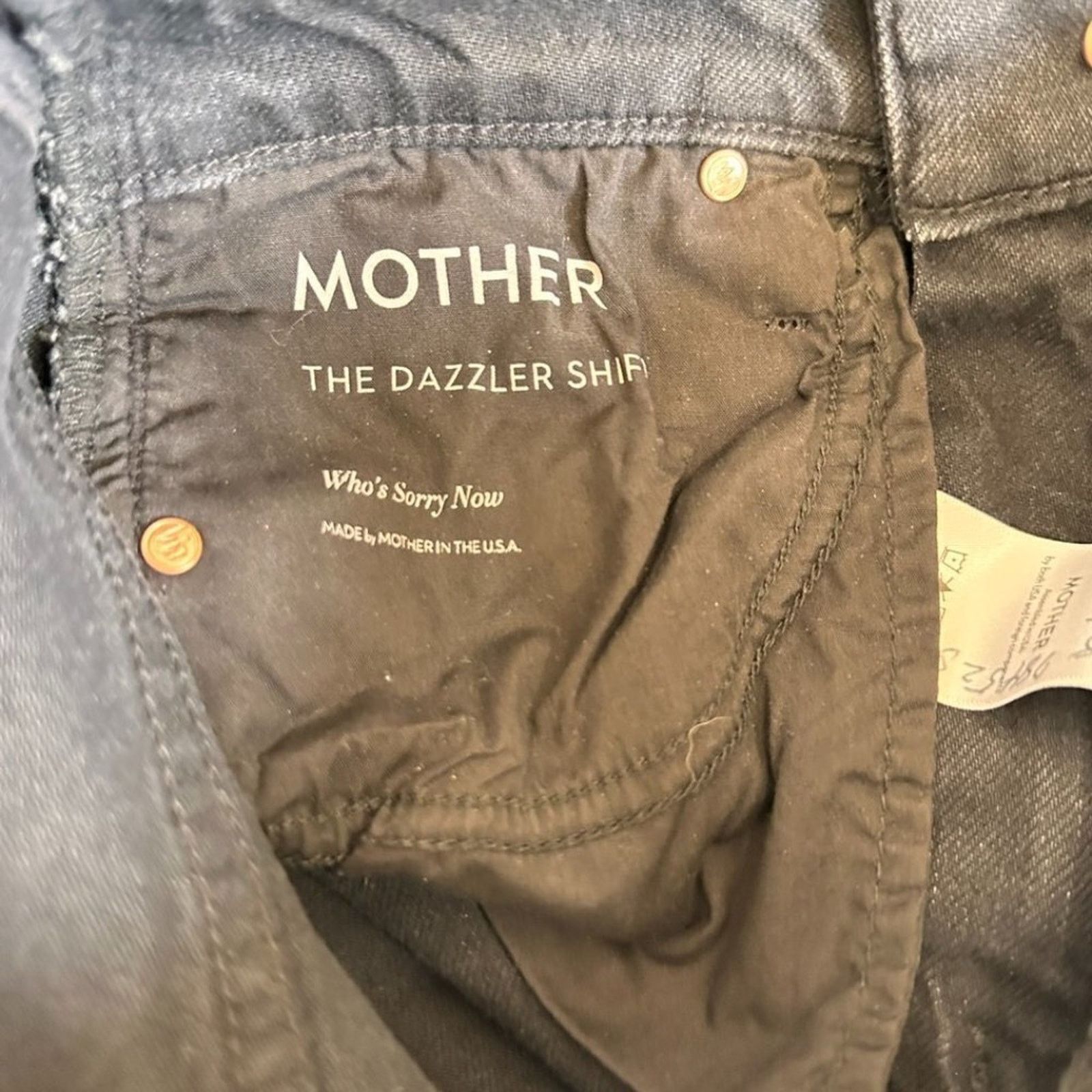MOTHER NWT MOTHER Superior The Dazzler Shift Jeans Size 24" / US 00 / IT 34 - 7 Thumbnail