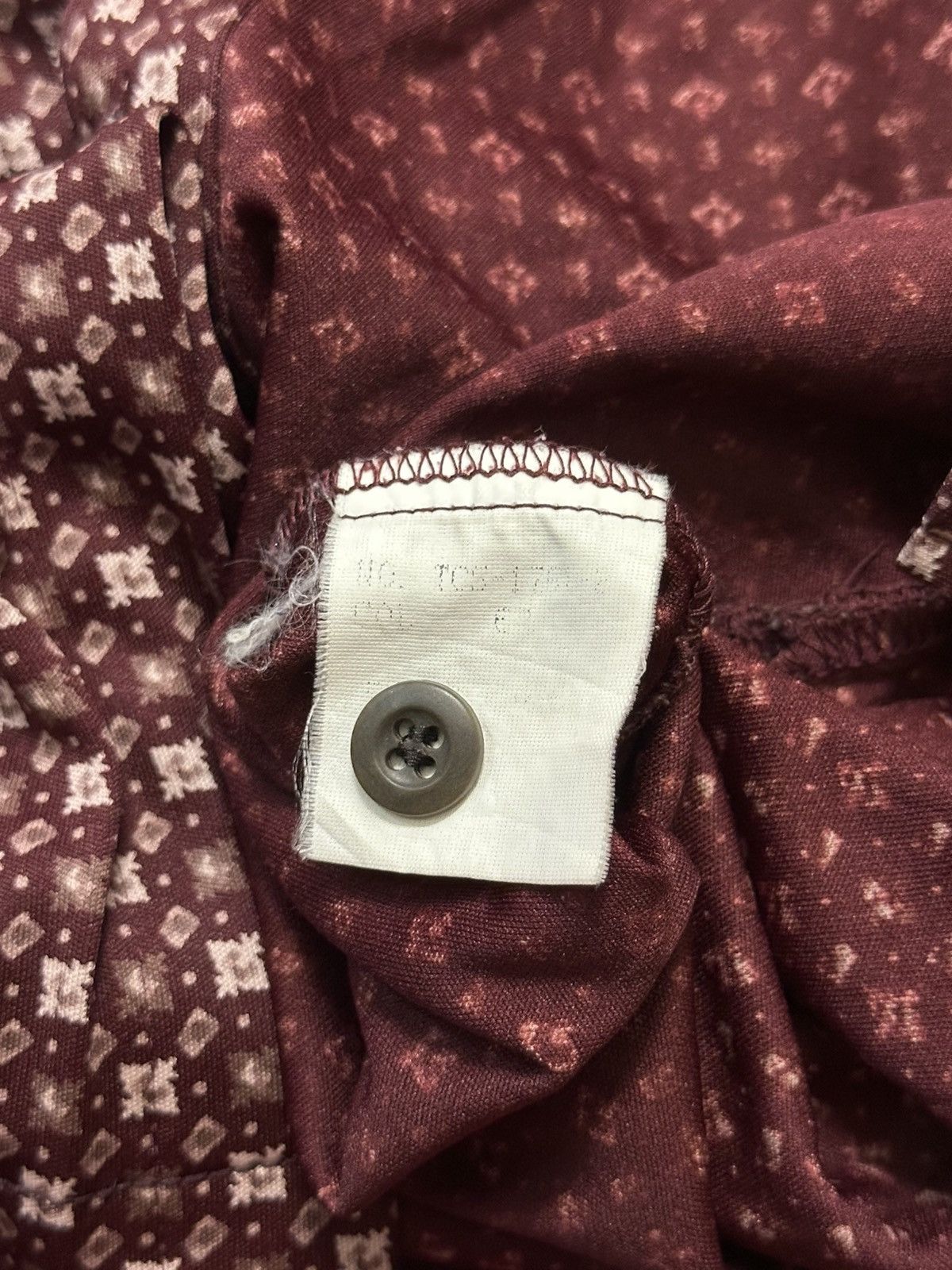 Japanese Brand × Tornado Mart Tornado Mart Maroon Floral Button Up Size US M / EU 48-50 / 2 - 9 Thumbnail