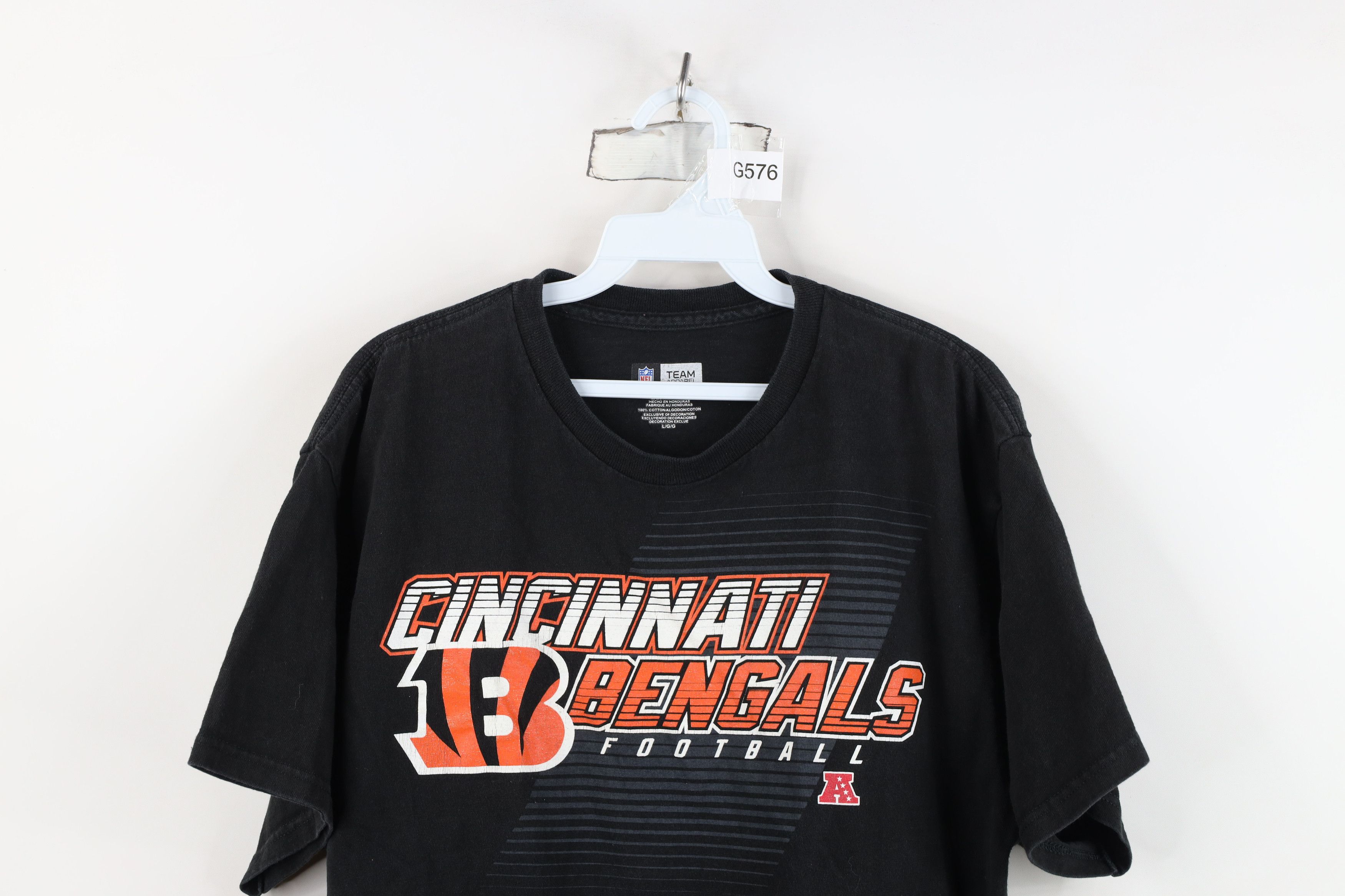 Vintage Y2K NFL Spell Out Cincinnati Bengals Football T-Shirt Size US L / EU 52-54 / 3 - 2 Thumbnail