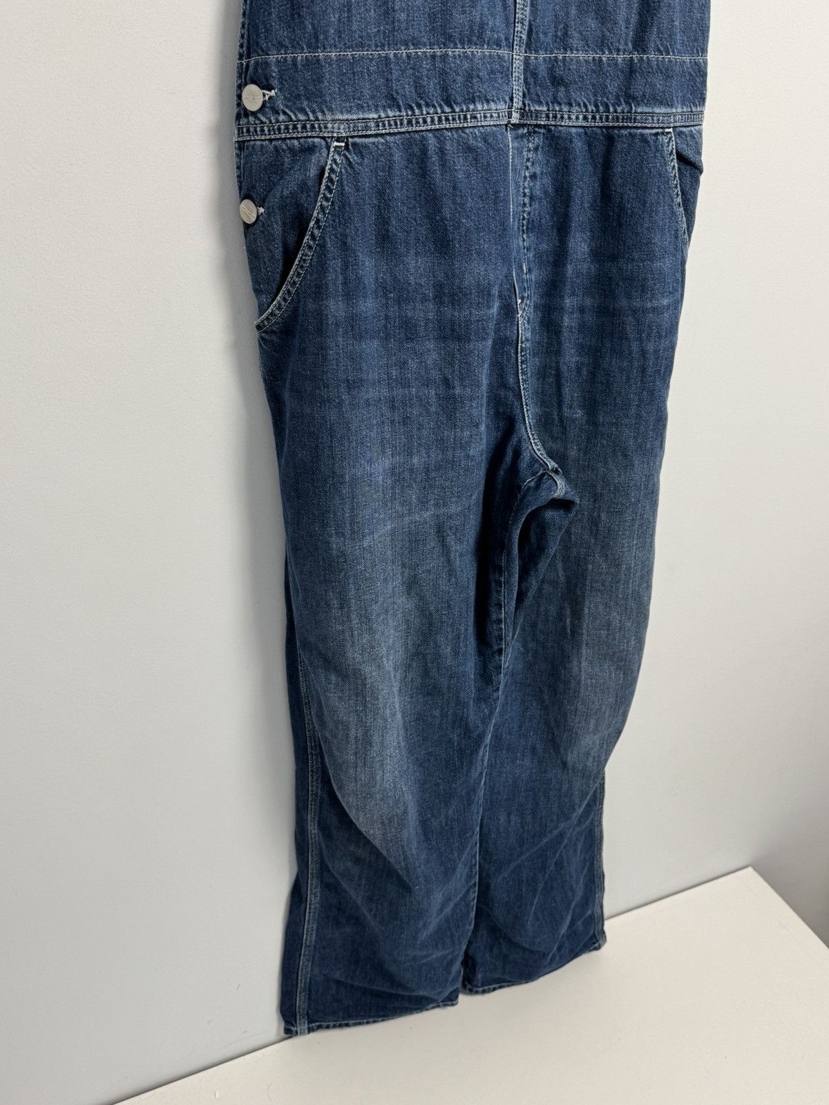 Carhartt Wip CARHARTT WIP W BIB OVERALL GALENA BLUE DARK STONE WASHED SZL Size 32" / US 10 / IT 46 - 12 Thumbnail