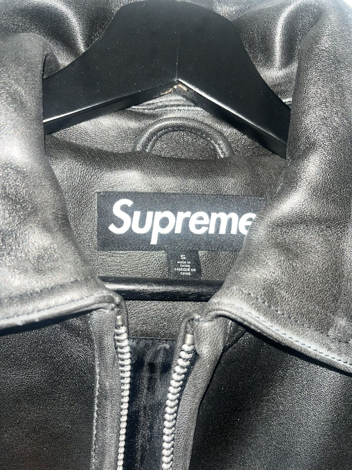 Supreme Supreme Gem Studded Leather Jacket Black Size US S / EU 44-46 / 1 - 6 Thumbnail