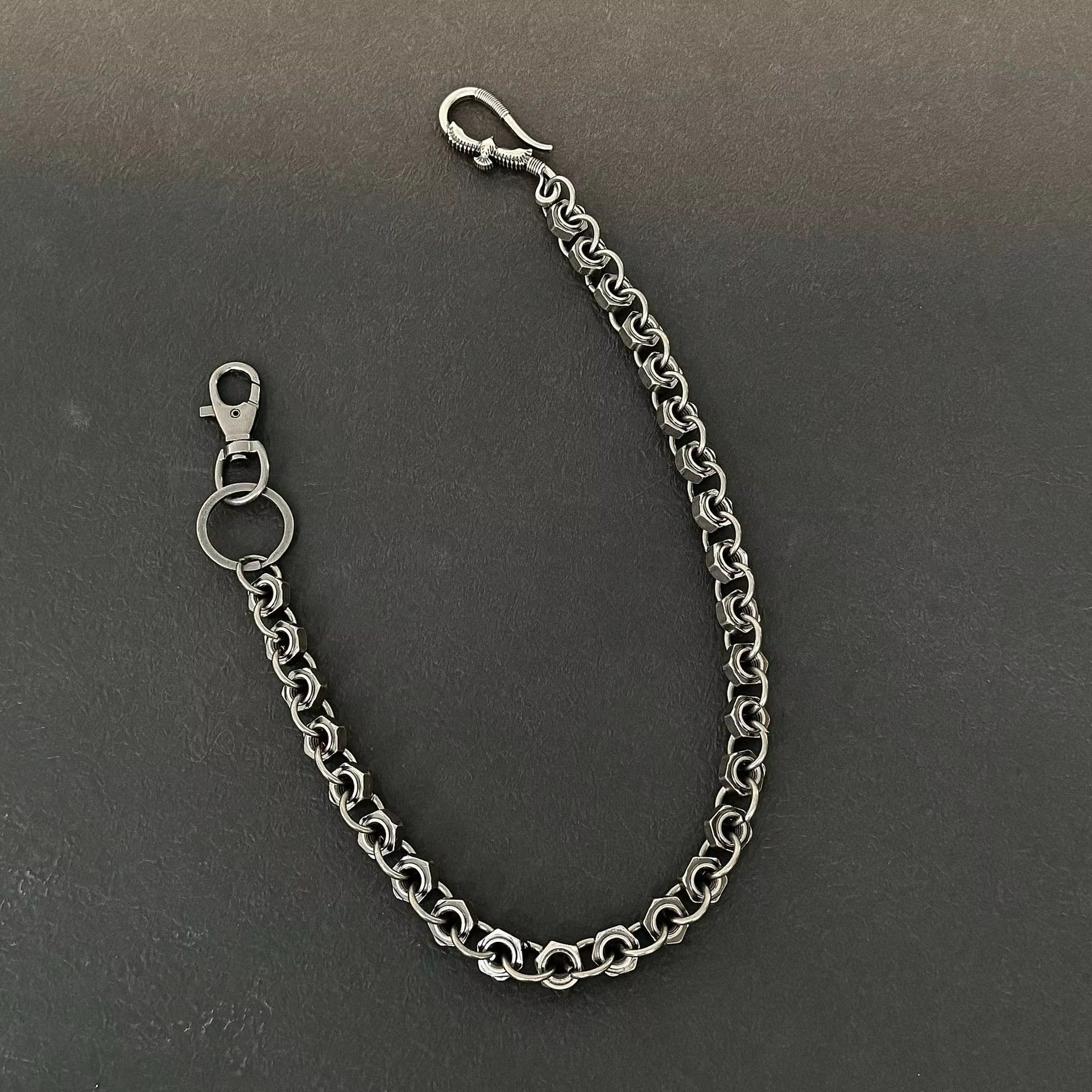 Jewelry Nut KeyChain Jean Biker Wallet Pants Waist Chain Size ONE SIZE - 4 Thumbnail