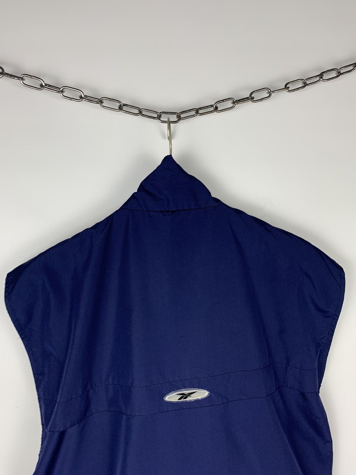 Reebok Vintage Reebok Full Zip Vest Jacket Size 17 Blue Size US S / EU 44-46 / 1 - 15 Thumbnail