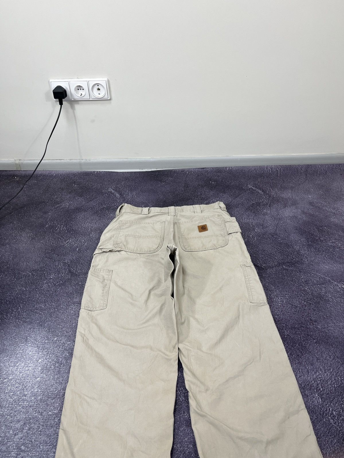 Carhartt × Vintage Vintage 90s Carhartt Y2K Faded Work Baggy Pants Jeans Size US 33 - 4 Thumbnail