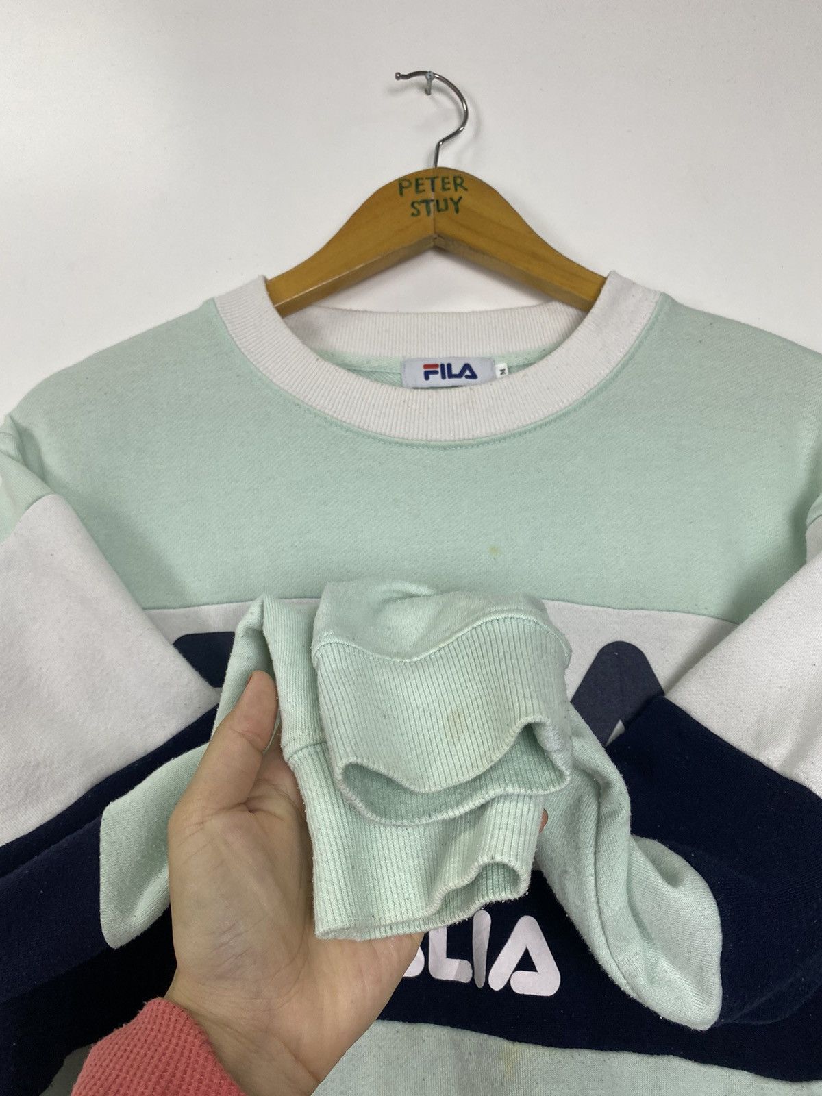 Fila × Vintage Vintage Fila Sweatshirt big logo Size US M / EU 48-50 / 2 - 9 Thumbnail