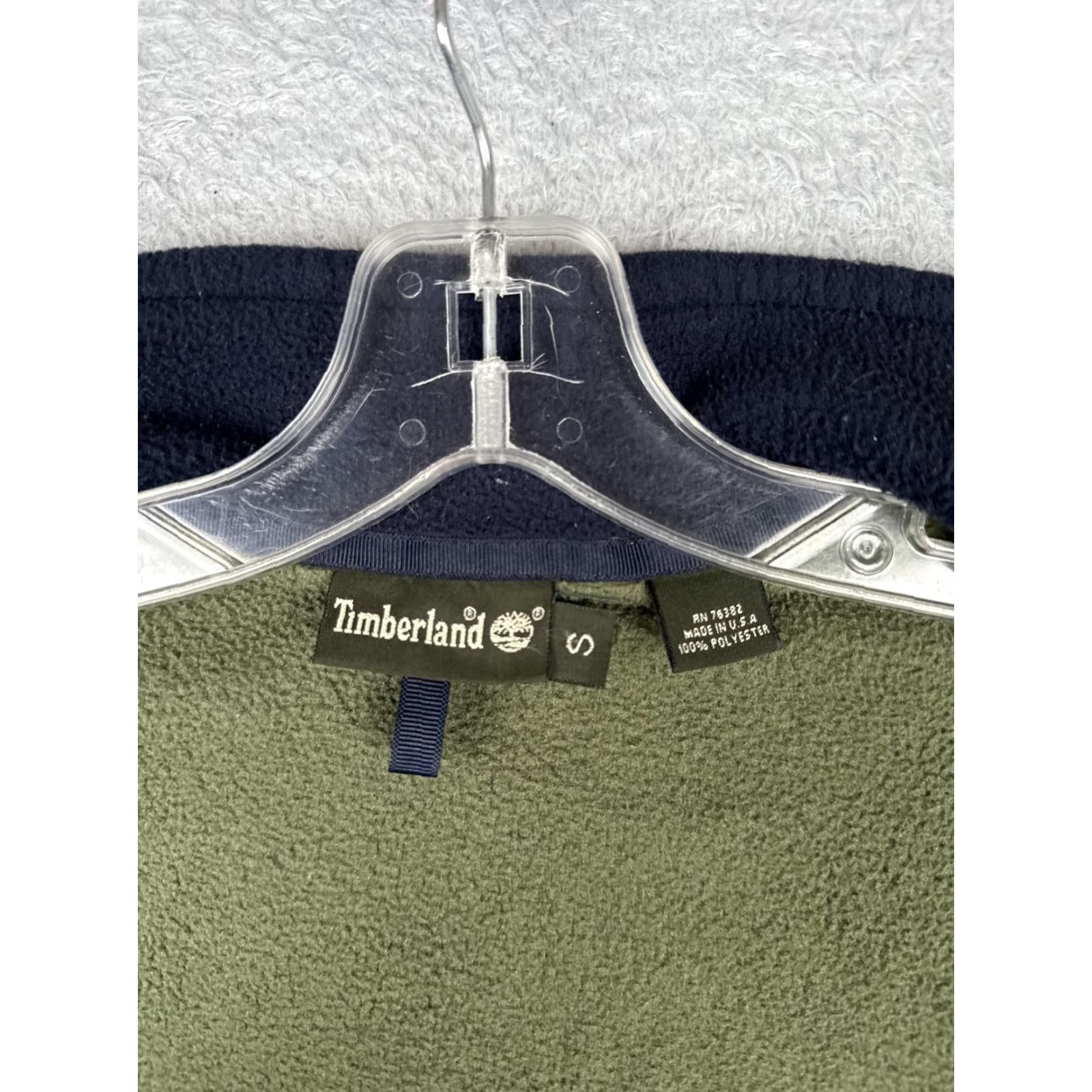 Timberland Timberland Fleece Jacket Mens Small Green Full Zip Pockets USA Outdoor Hiking Size US S / EU 44-46 / 1 - 3 Thumbnail
