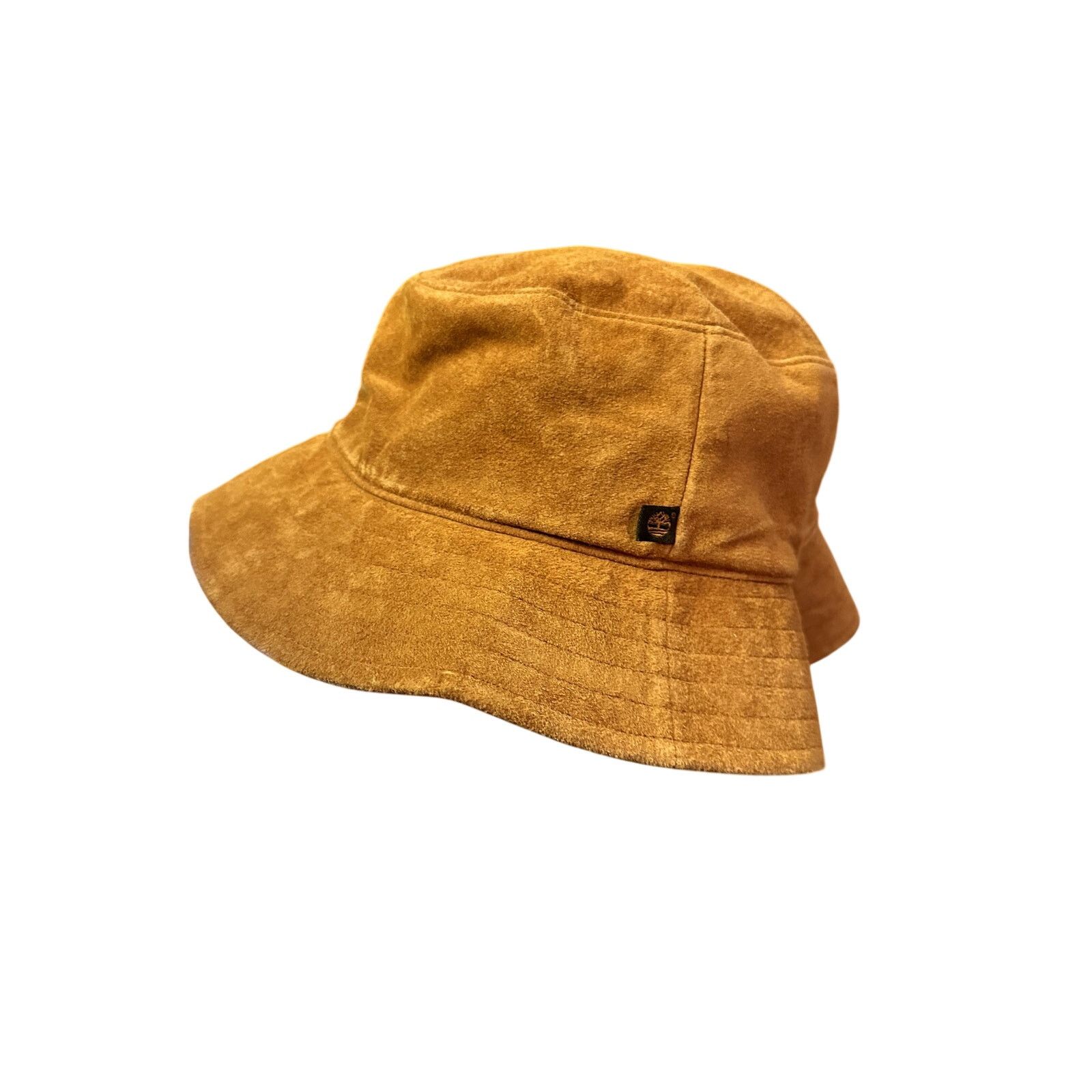 Timberland Vintage 90's Timberland Tan 100% Leather Suede Bucket Hat XL Size ONE SIZE - 4 Thumbnail