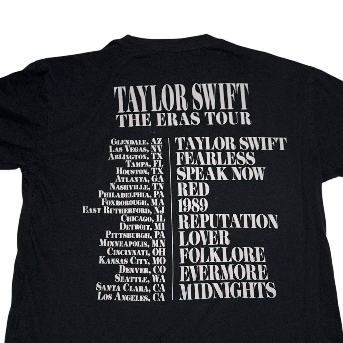 Other Taylor Swift The Eras Tour Official Tour Shirt Men's Medium Size US M / EU 48-50 / 2 - 5 Thumbnail