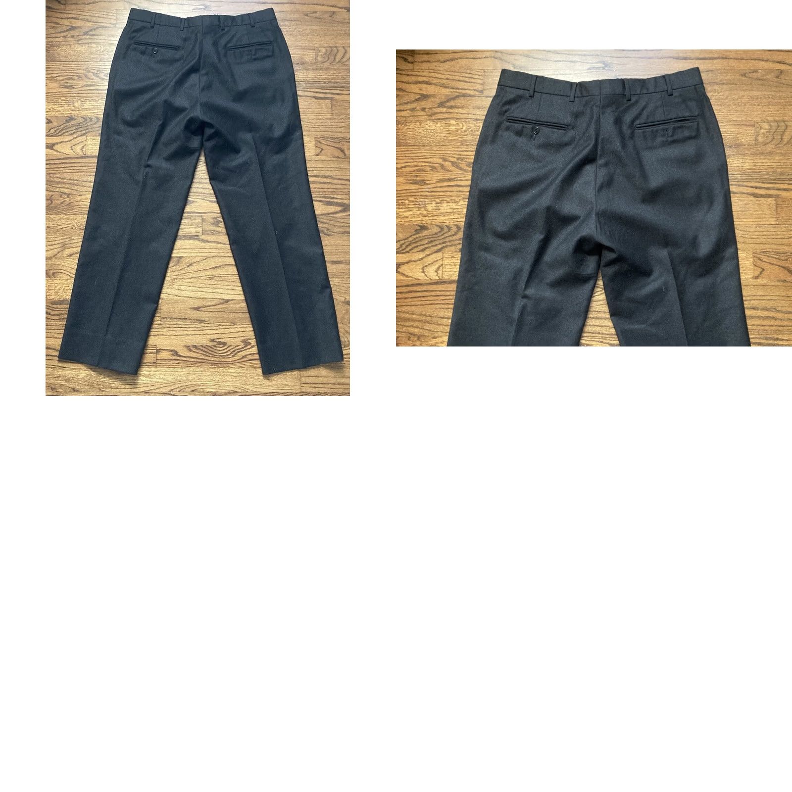 Brooks Brothers Brooks Brothers Madison Wool Dress Pants Mens Sz 36x30 Dark Gray Slacks Size US 30 / EU 46 - 8 Thumbnail