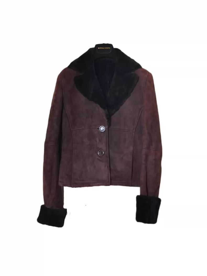 Loewe LOEWE Short Shearling Leather Jacket Size US M / EU 48-50 / 2 - 1 Thumbnail