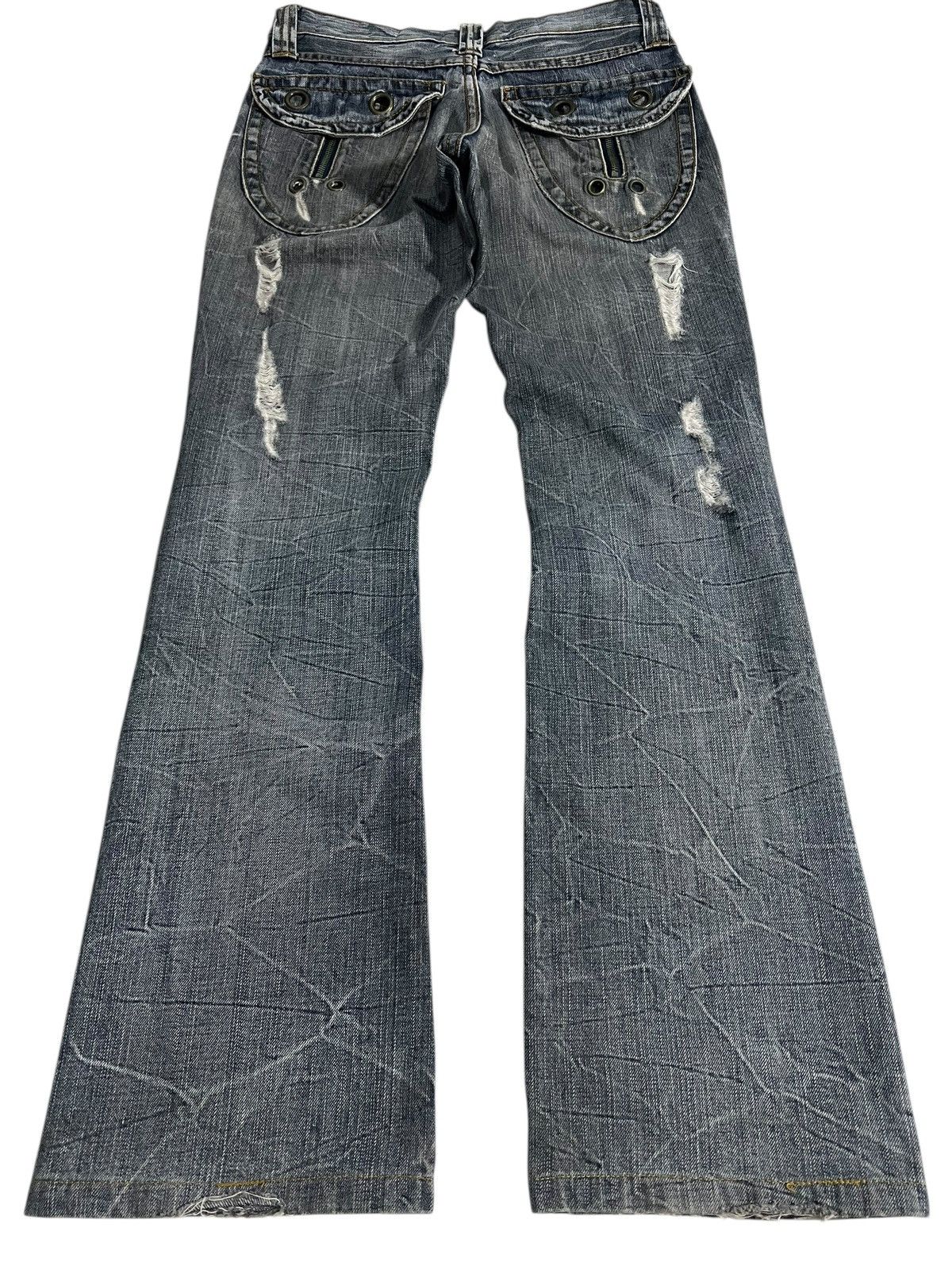 semanticdesign 💥FLARE💥SEMANTIC DESIGNS DISTRESS DENIM JEAN Size US 30 / EU 46 - 2 Thumbnail