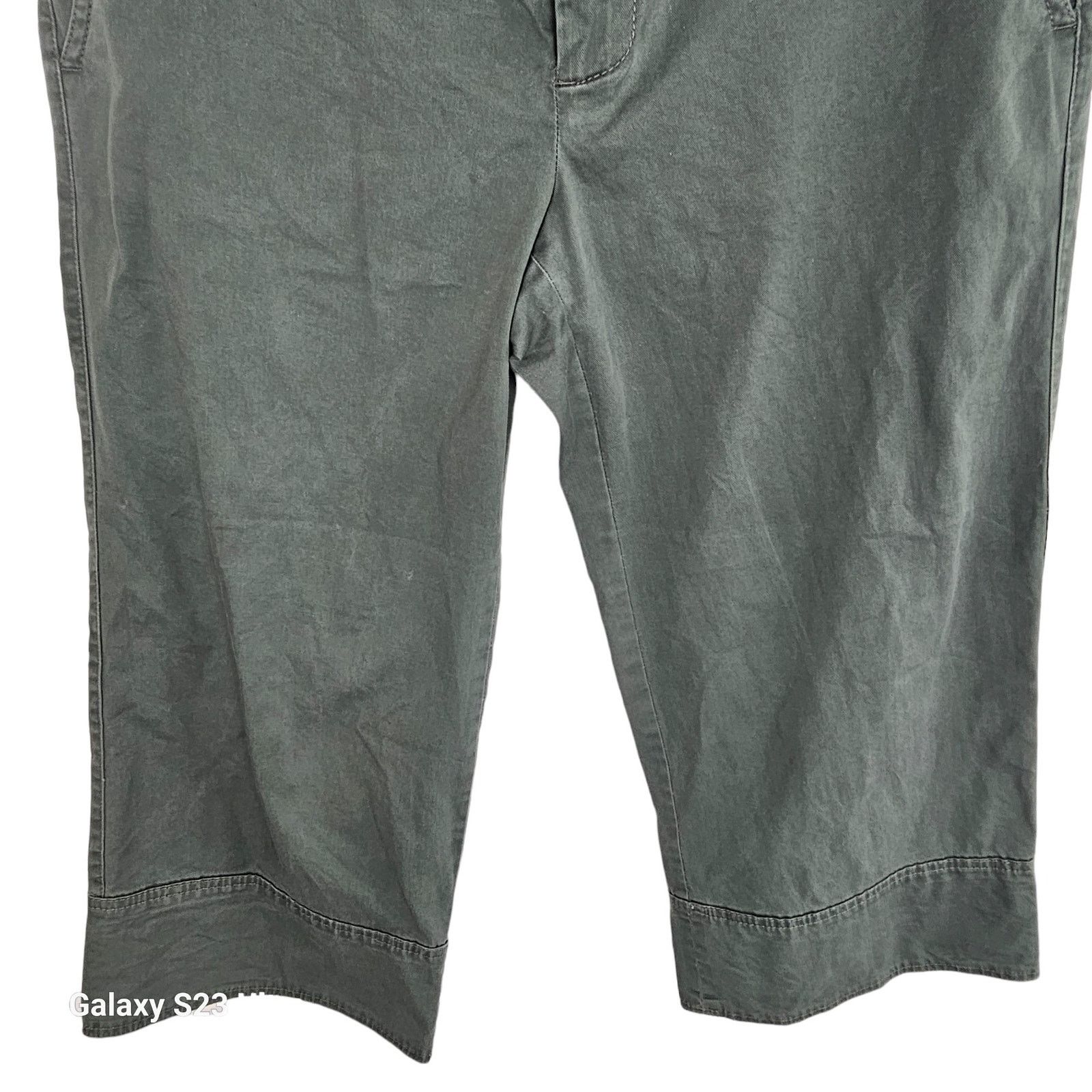 Marc by Marc Jacobs Marc Jacob Womens Olive Green Capri Pants Size 8 Designer Size 30" / US 8 / IT 44 - 3 Thumbnail