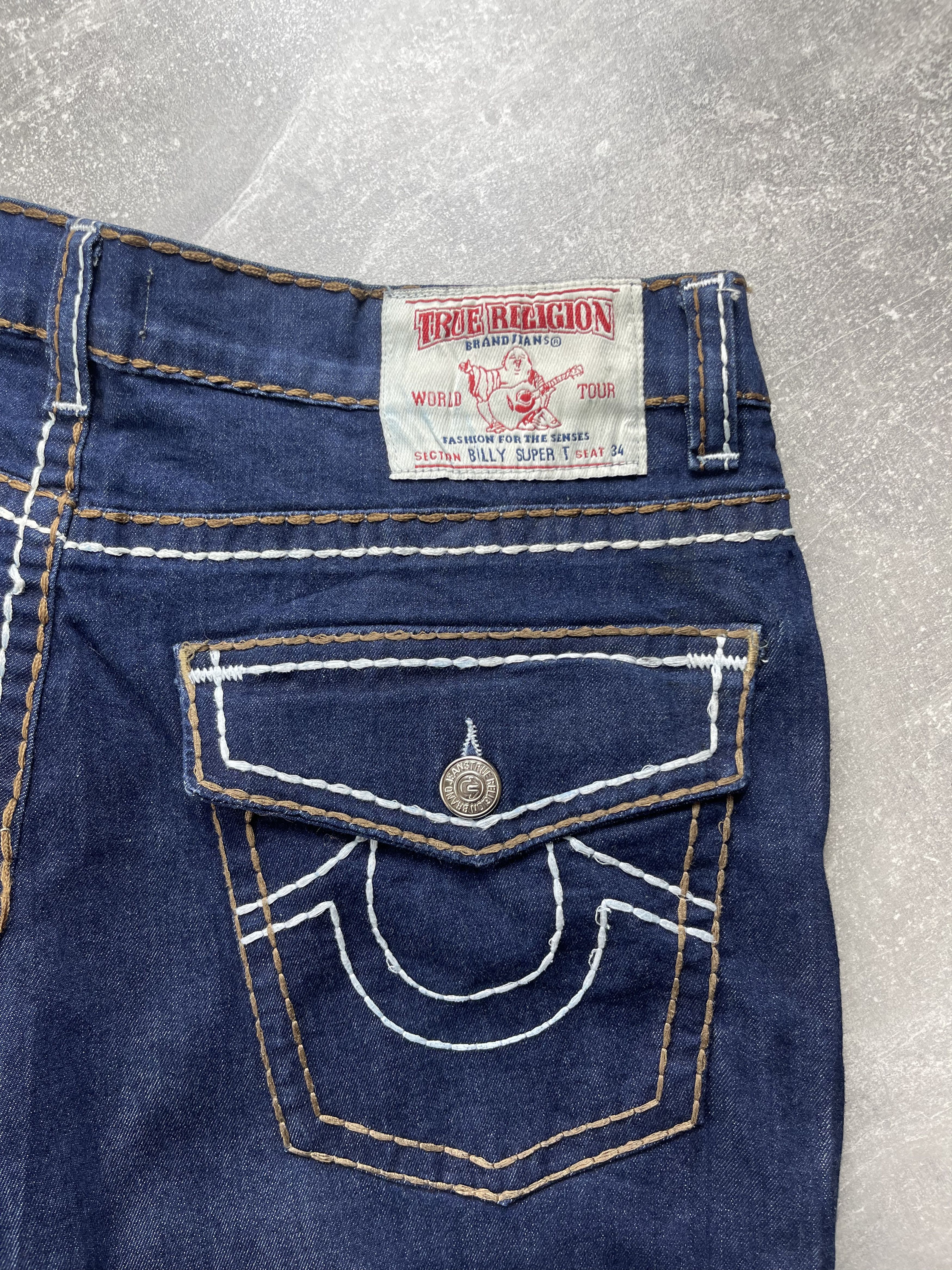 True Religion True Religion vintage billy super T jeans made in USA Size US 36 / EU 52 - 5 Thumbnail