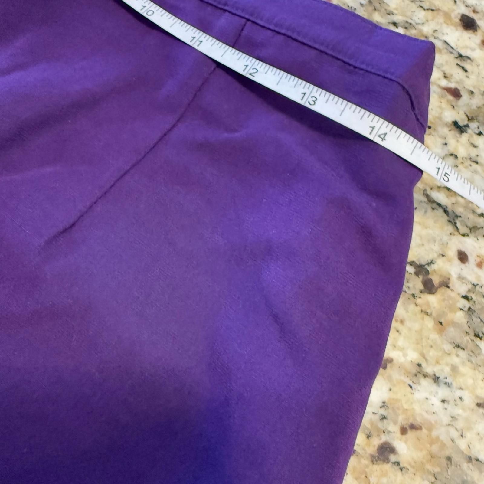 Other Koret vintage purple midi skirt embellishments SZ M Size 32" / US 10 / IT 46 - 10 Thumbnail