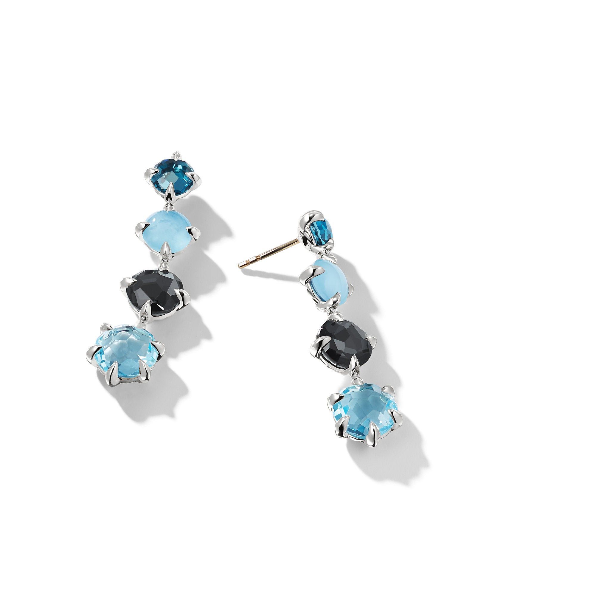 David Yurman o1w1db10525 E13911 Earrings in Silver with Hampton Size ONE SIZE - 2 Thumbnail