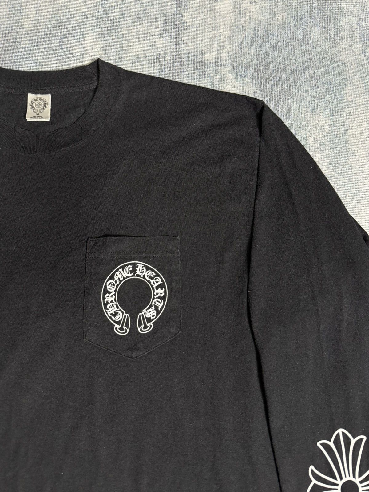Chrome Hearts 2010s Chrome Hearts Scroll Cross Sleeves Size US XL / EU 56 / 4 - 4 Thumbnail