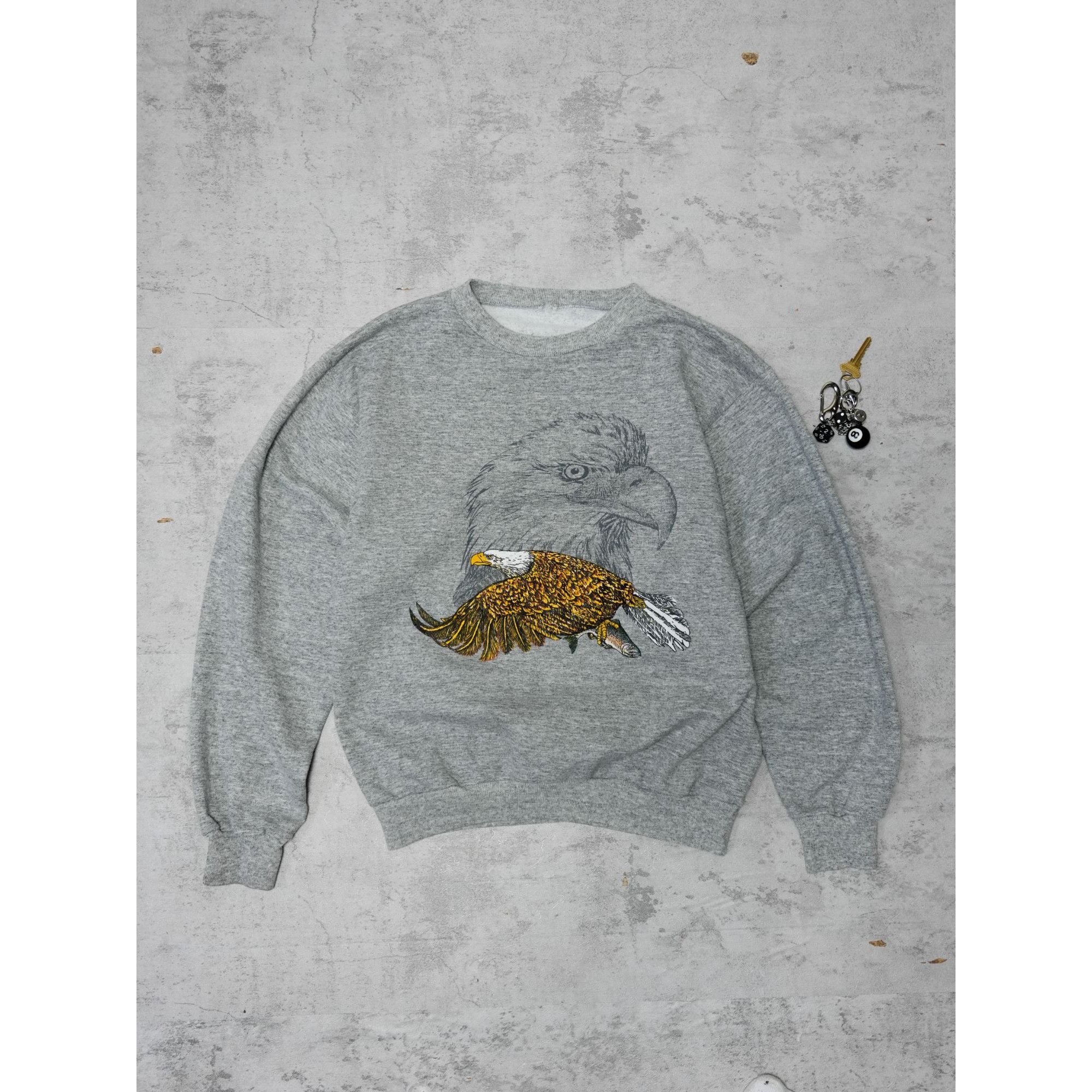 Other Vintage 90s Bald Eagle Graphic Crewneck Size US S / EU 44-46 / 1 - 1 Thumbnail