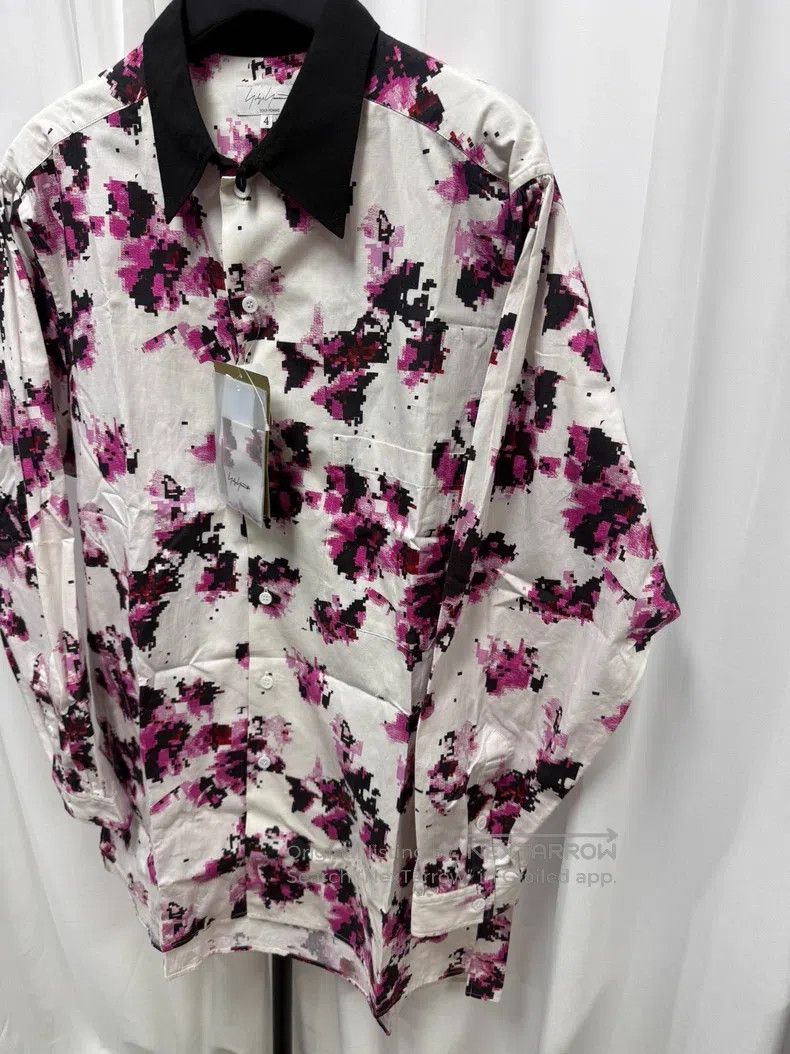 Yohji Yamamoto YOHJI YAMAMOTO Mosaic Flower Bud Loose Shirt Size US XL / EU 56 / 4 - 2 Thumbnail