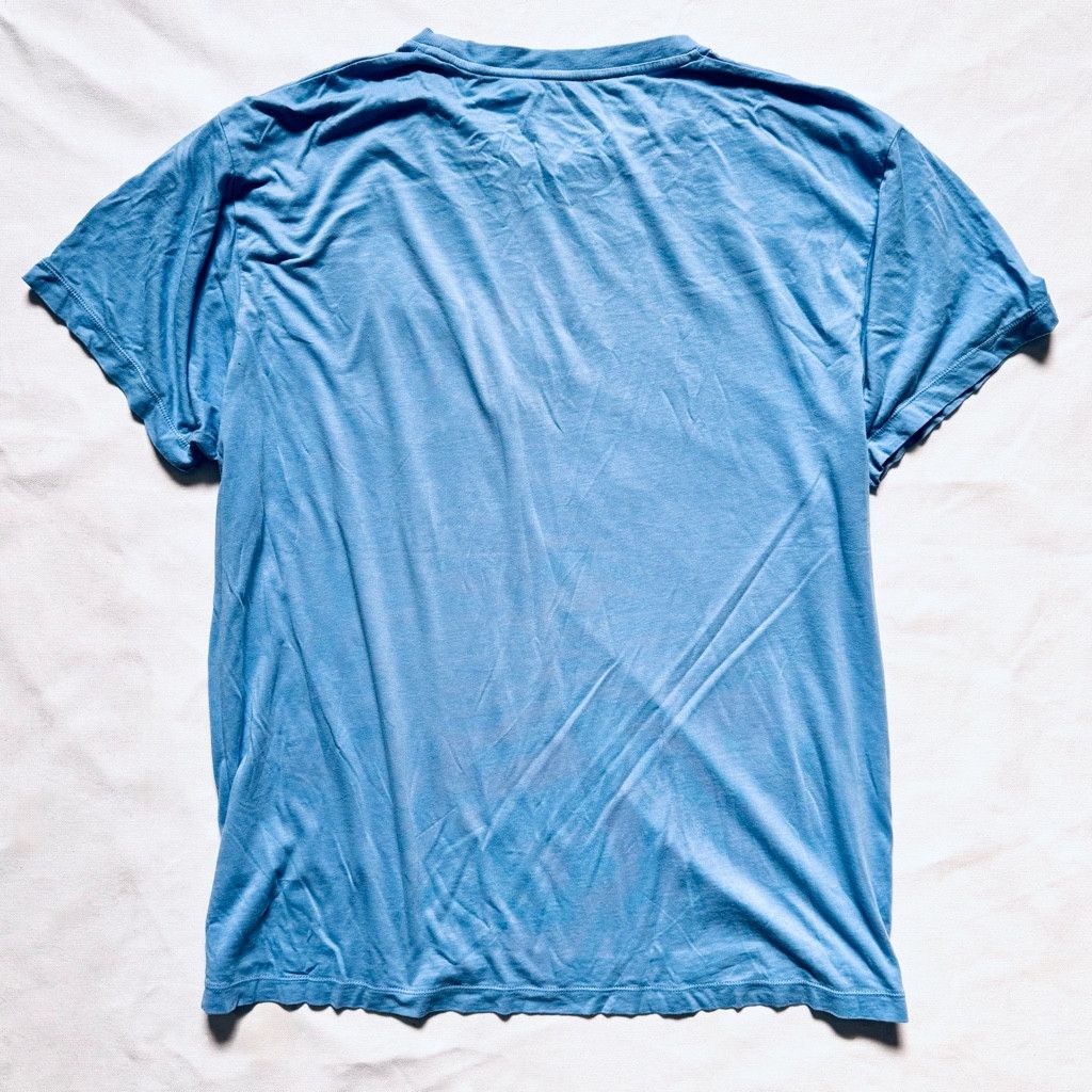 J.Crew J Crew Washed Blue Mens XL Pocket tshirt Size US XL / EU 56 / 4 - 3 Thumbnail