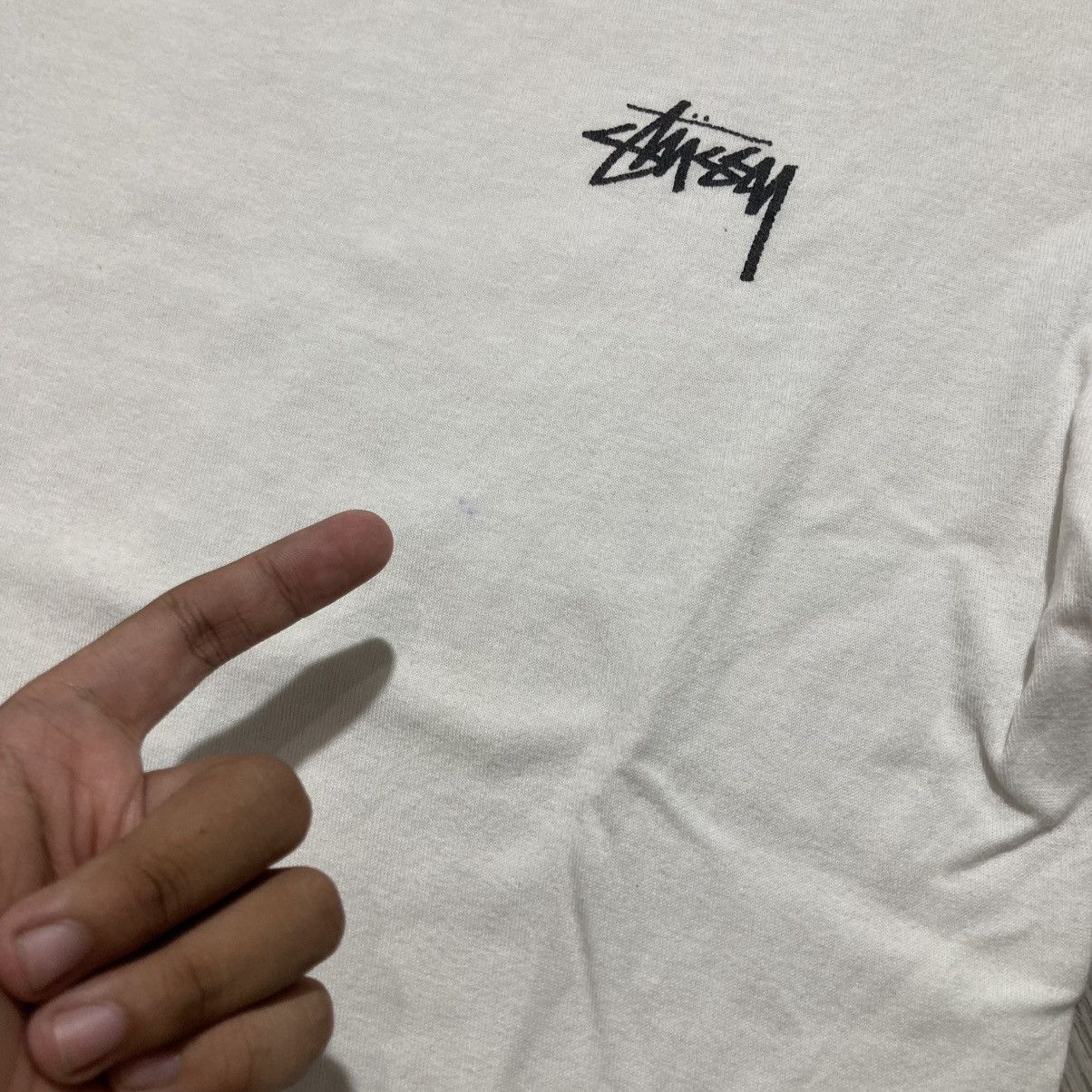 Stussy Stussy Surfman Beach Logo T-shirt White Size US S / EU 44-46 / 1 - 10 Thumbnail