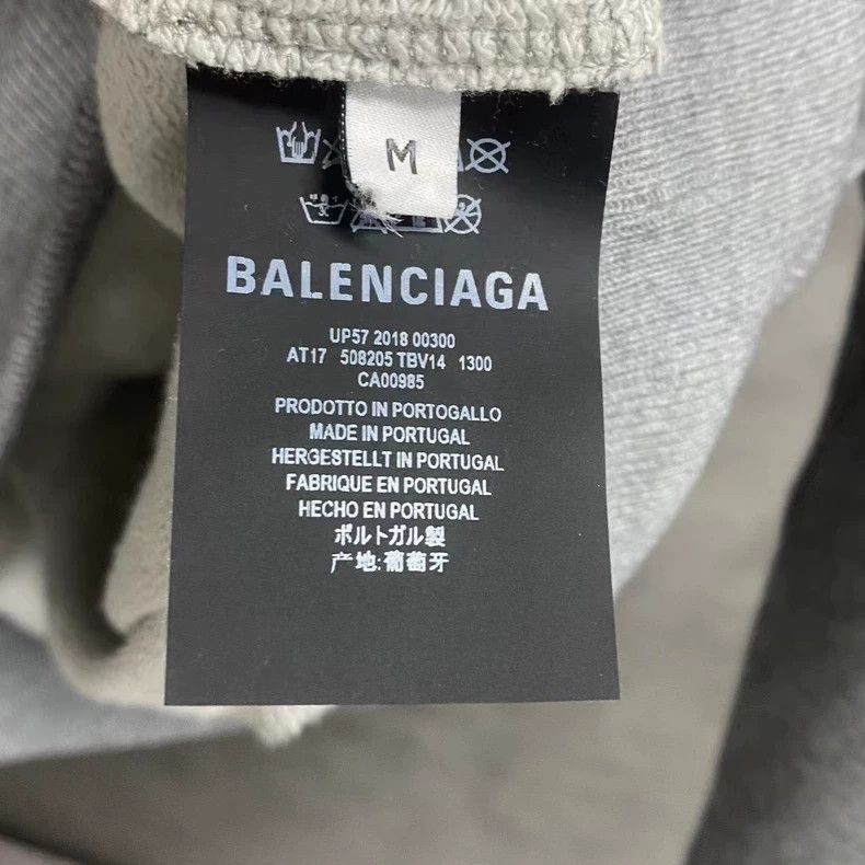 Balenciaga balenciaga's new grey Coke print logo hoodie-2507 Size US M / EU 48-50 / 2 - 4 Thumbnail