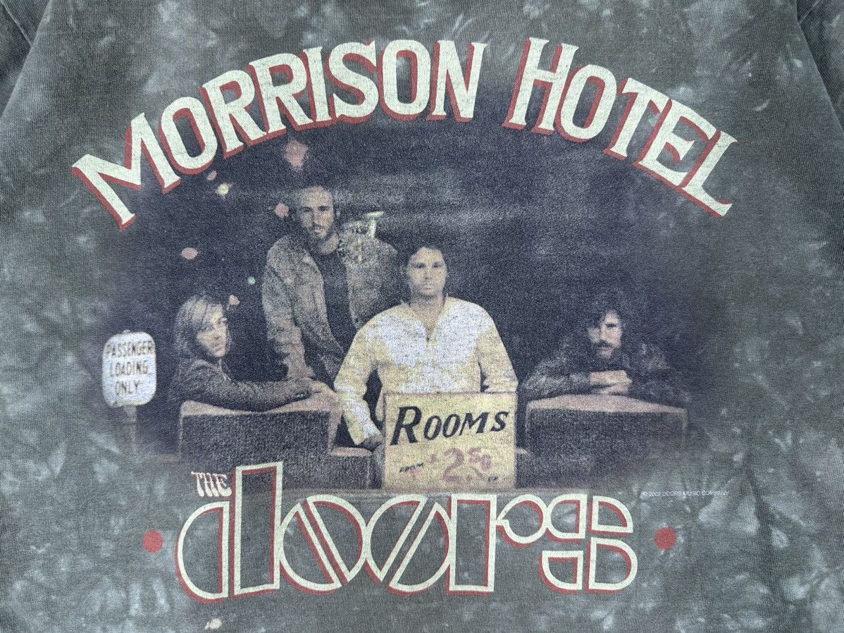 Band Tees 2002 Vtg The Doors Morrison Hotel Liquid Blue Shirt Tee Size US M / EU 48-50 / 2 - 4 Thumbnail