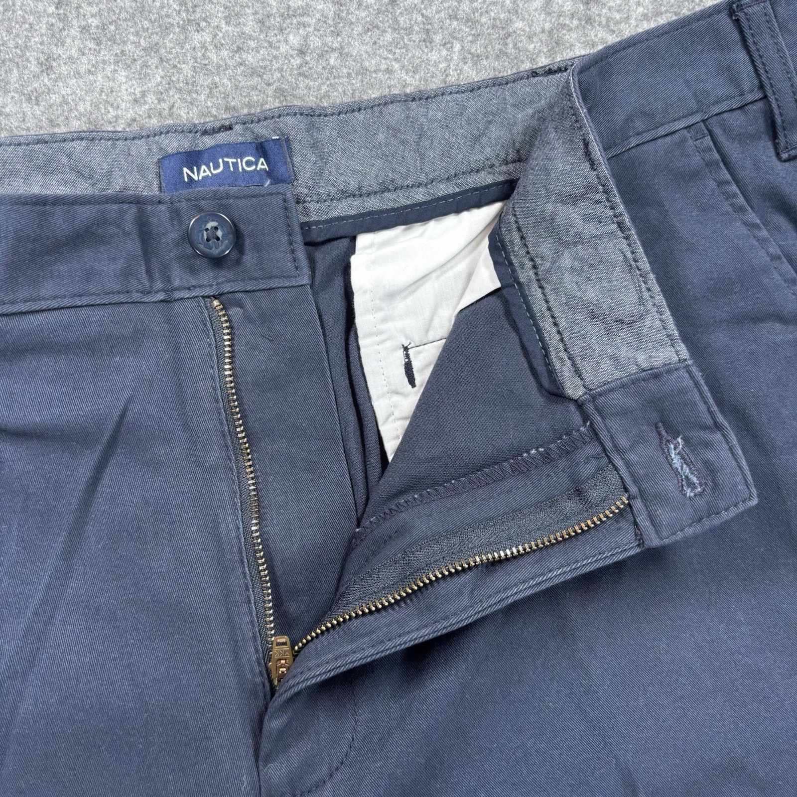 Nautica Nautica Classic Fit Deck Shorts Navy Blue Mens 40x8.5 NWT Size US 40 / EU 56 - 2 Thumbnail