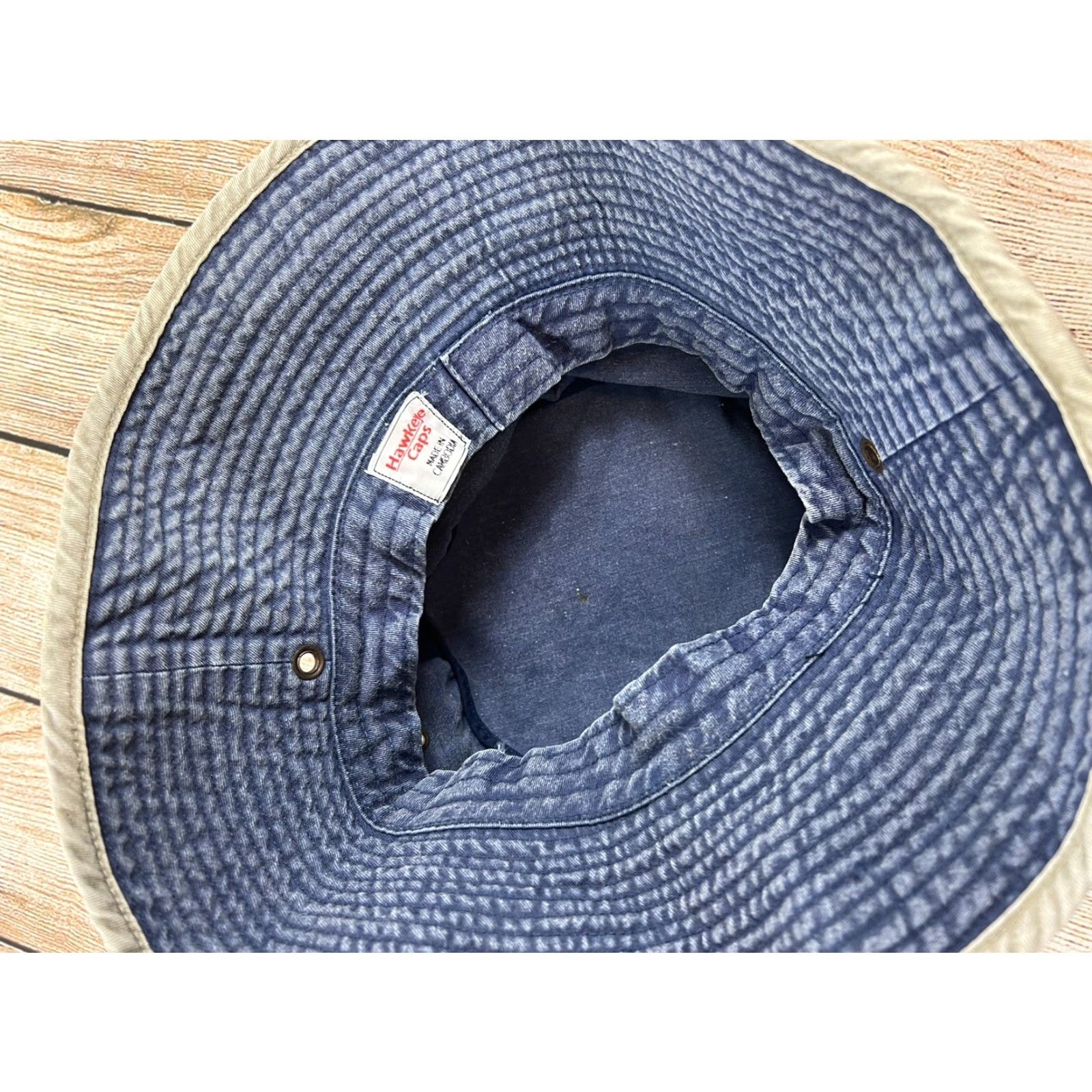 Vintage VINTAGE Hawkeye Caps Bucket Hat Men One Size Blue City Hawkeye Caps Bucket Hat Size ONE SIZE - 5 Thumbnail