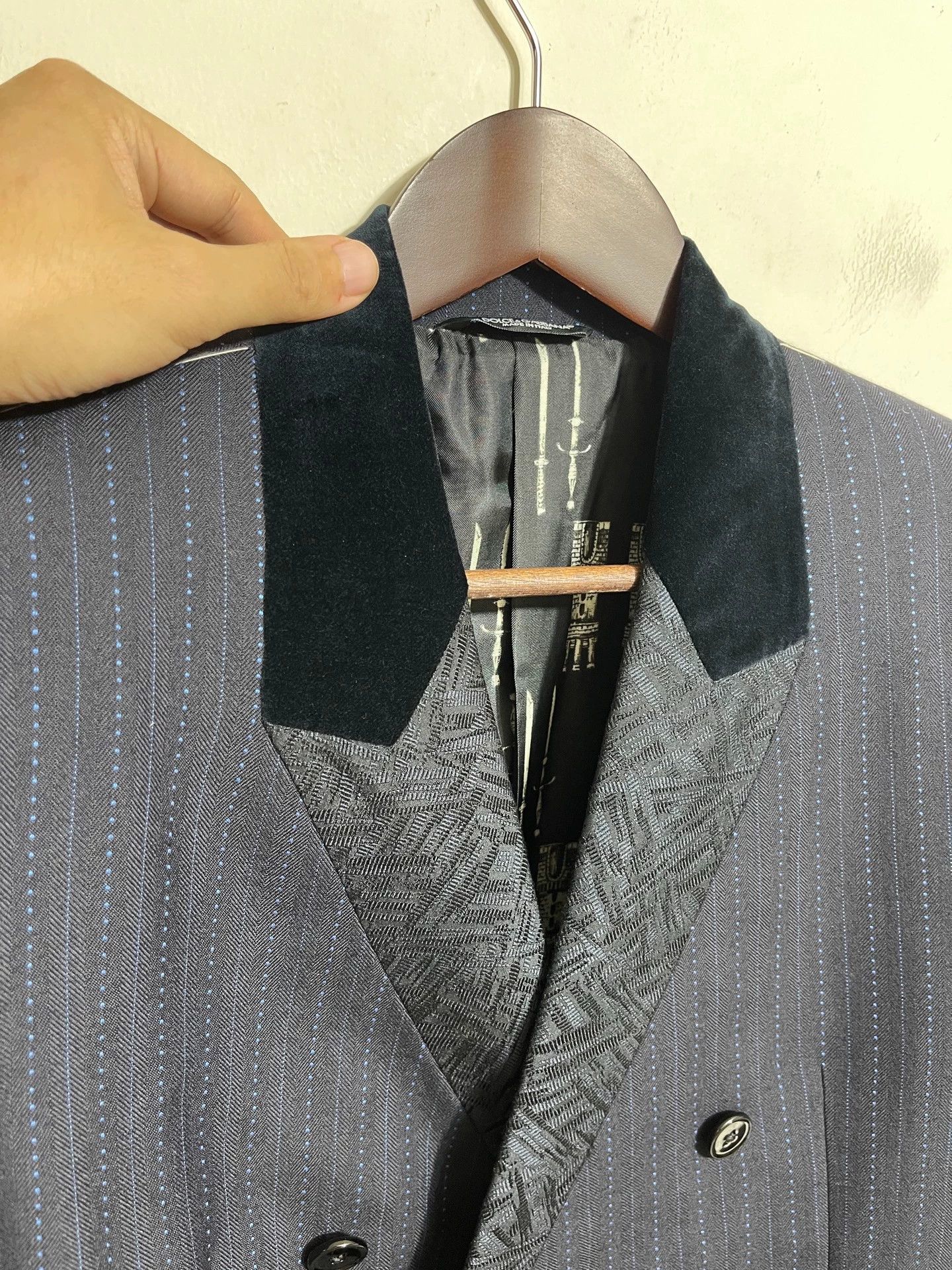 Dolce & Gabbana DG Sword & Castle 3-Piece Slim Fit Suit 50 Size 50R - 7 Thumbnail