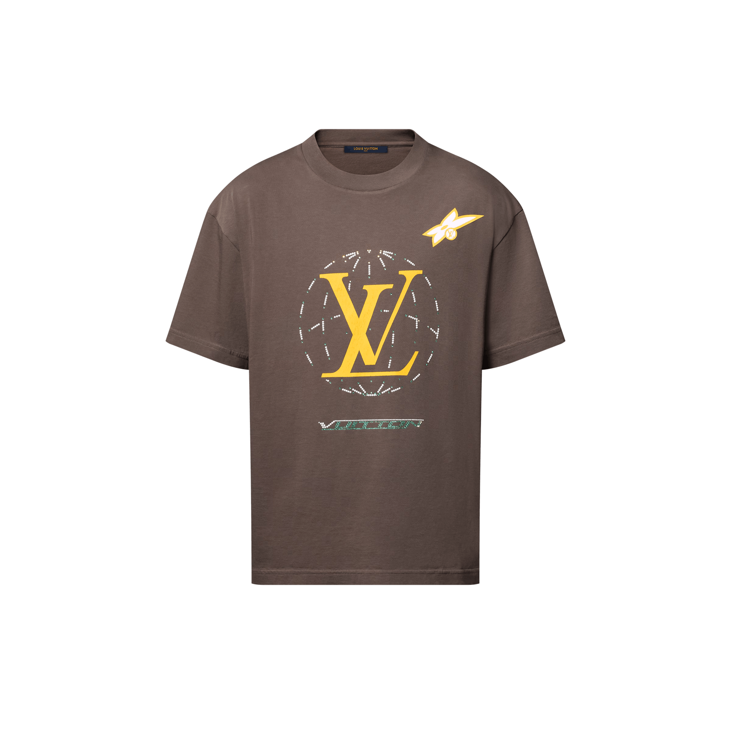 Louis Vuitton Washed Embellished Cotton T-Shirt Size US XL / EU 56 / 4 - 3 Thumbnail