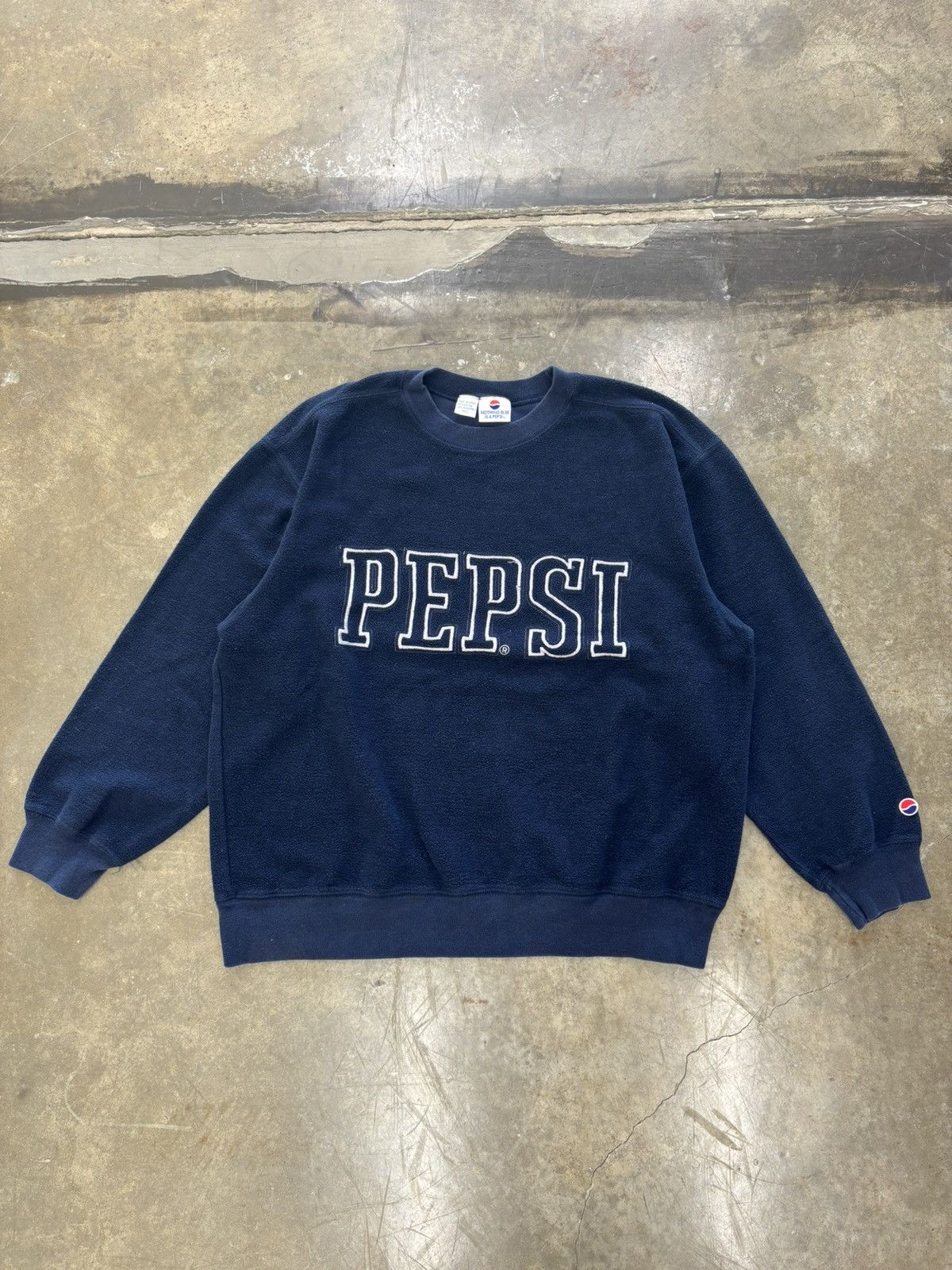 Pepsi × Vintage Vintage Pepsi Fleece Nothing Else is a Pepsi Tag Crew Large Size US L / EU 52-54 / 3 - 2 Thumbnail