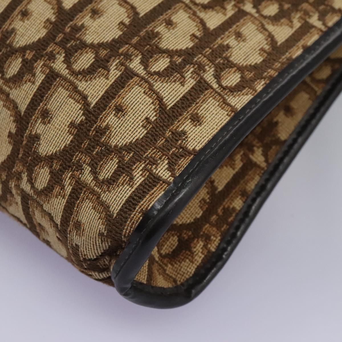 Dior DIOR Trotter Canvas Shoulder Bag Brown Size ONE SIZE - 15 Thumbnail