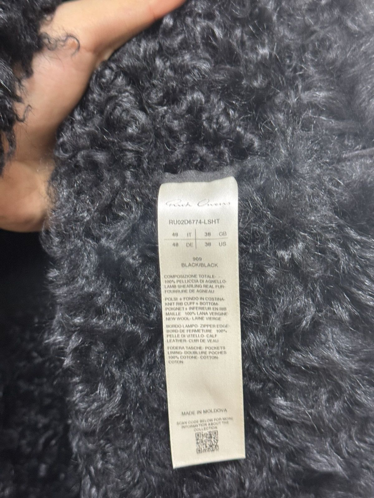 Rick Owens Rick owens Shearling Cropped Alice parke Size US M / EU 48-50 / 2 - 4 Thumbnail