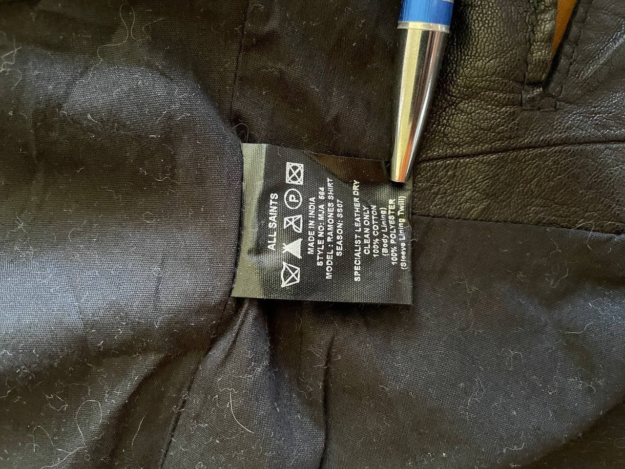Allsaints Allsaints Leather Moto Jacket Black Size US S / EU 44-46 / 1 - 9 Thumbnail
