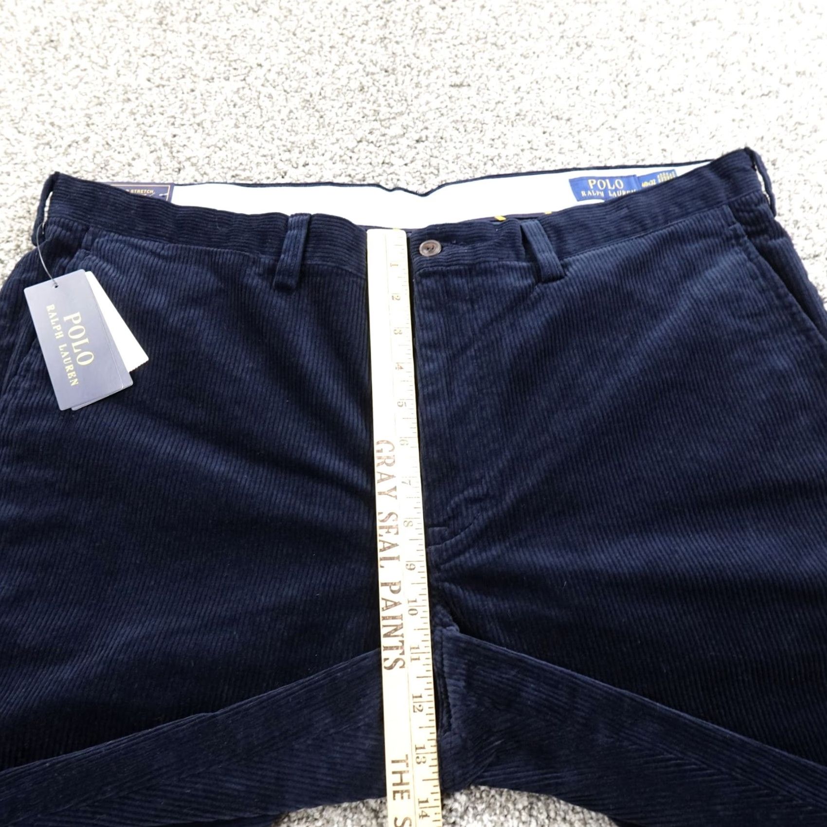 Polo Ralph Lauren Polo Ralph Lauren Pants Mens 40X32 Blue Corduroy Chino Bedford Straight Stretch Preppy Logo Pony Size US L / EU 52-54 / 3 - 5 Thumbnail